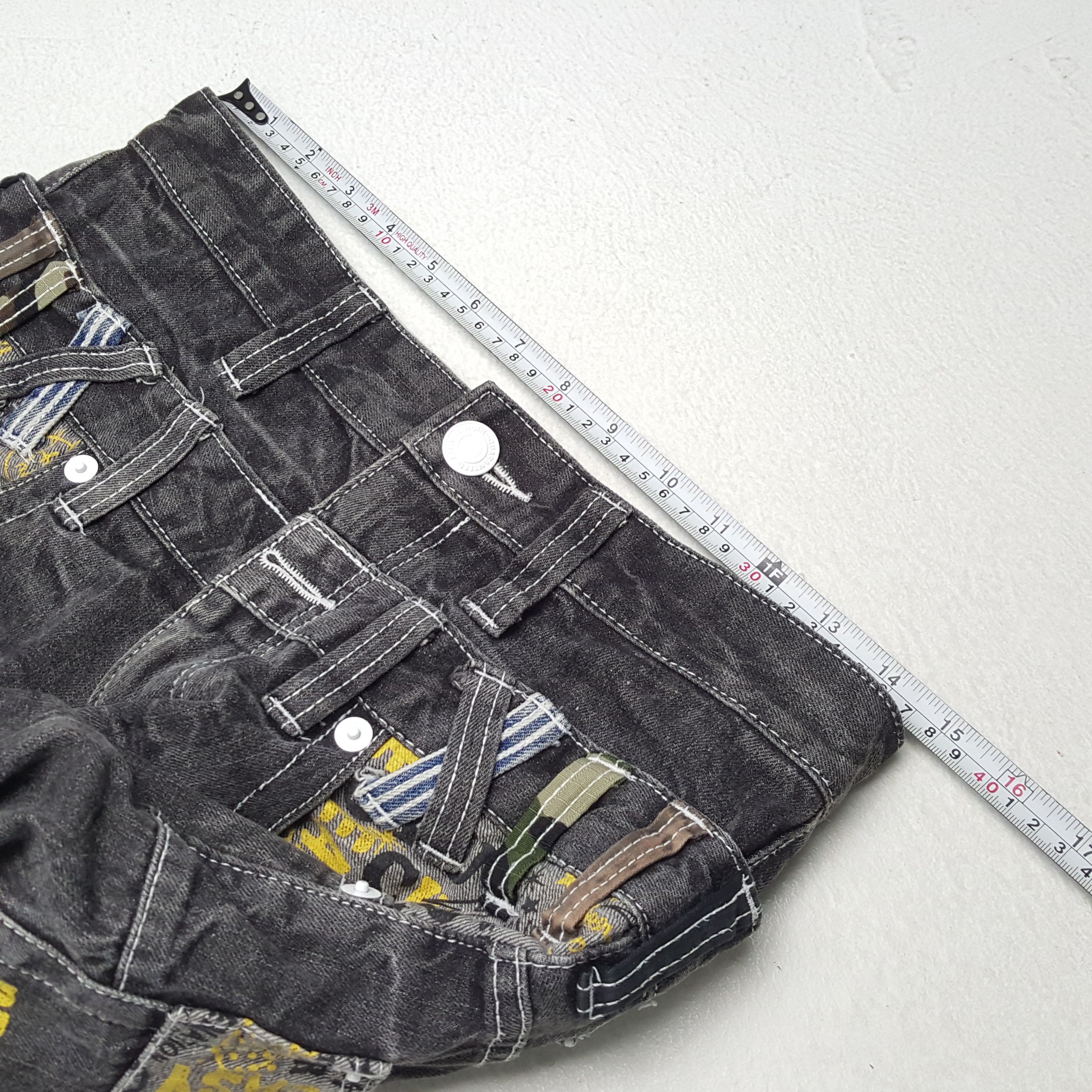 Japanese Brand × Vintage DOMINATE HANDCRATED Japanese Brand Rare Design Jeans Size US 29 - 7 Thumbnail