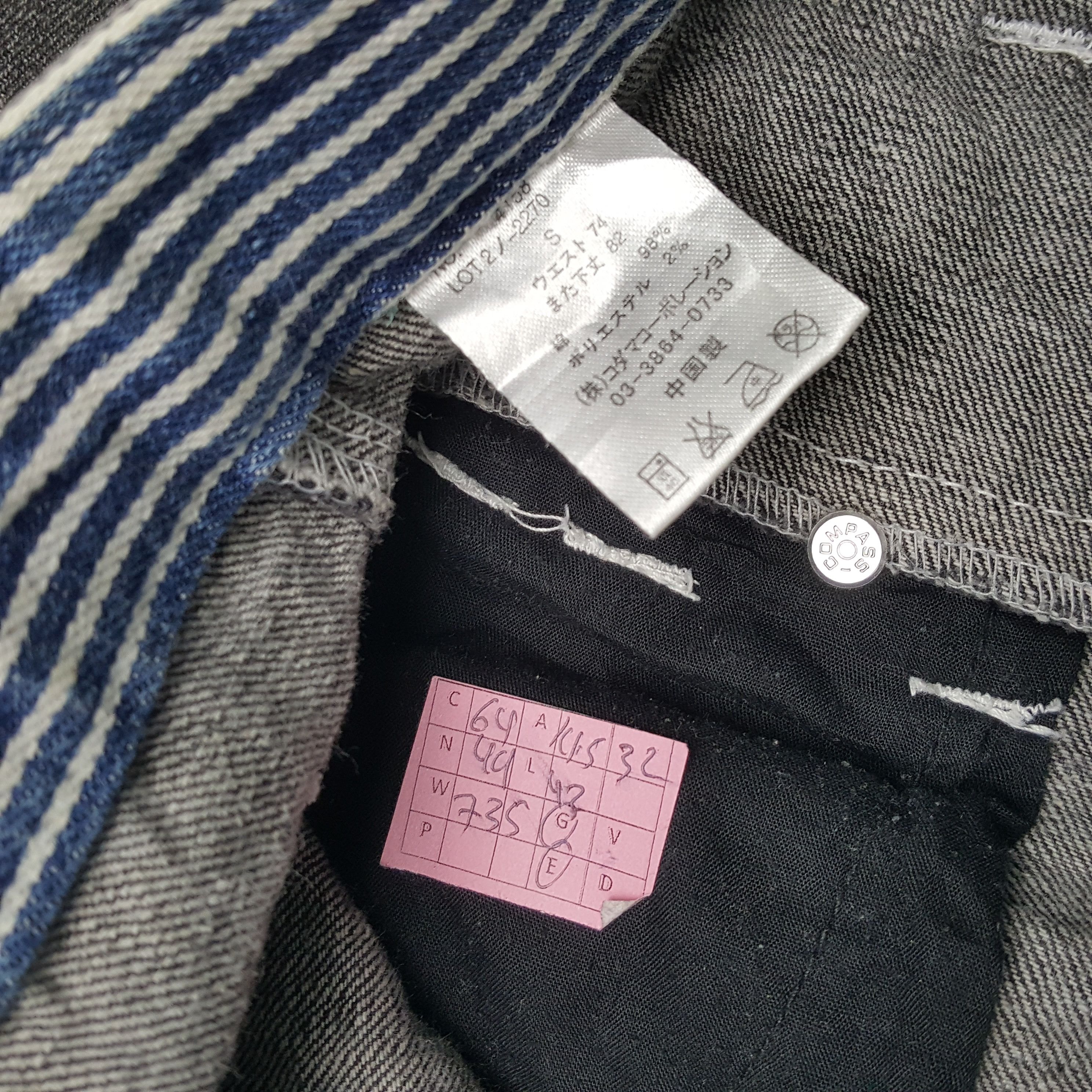 Japanese Brand × Vintage DOMINATE HANDCRATED Japanese Brand Rare Design Jeans Size US 29 - 14 Thumbnail