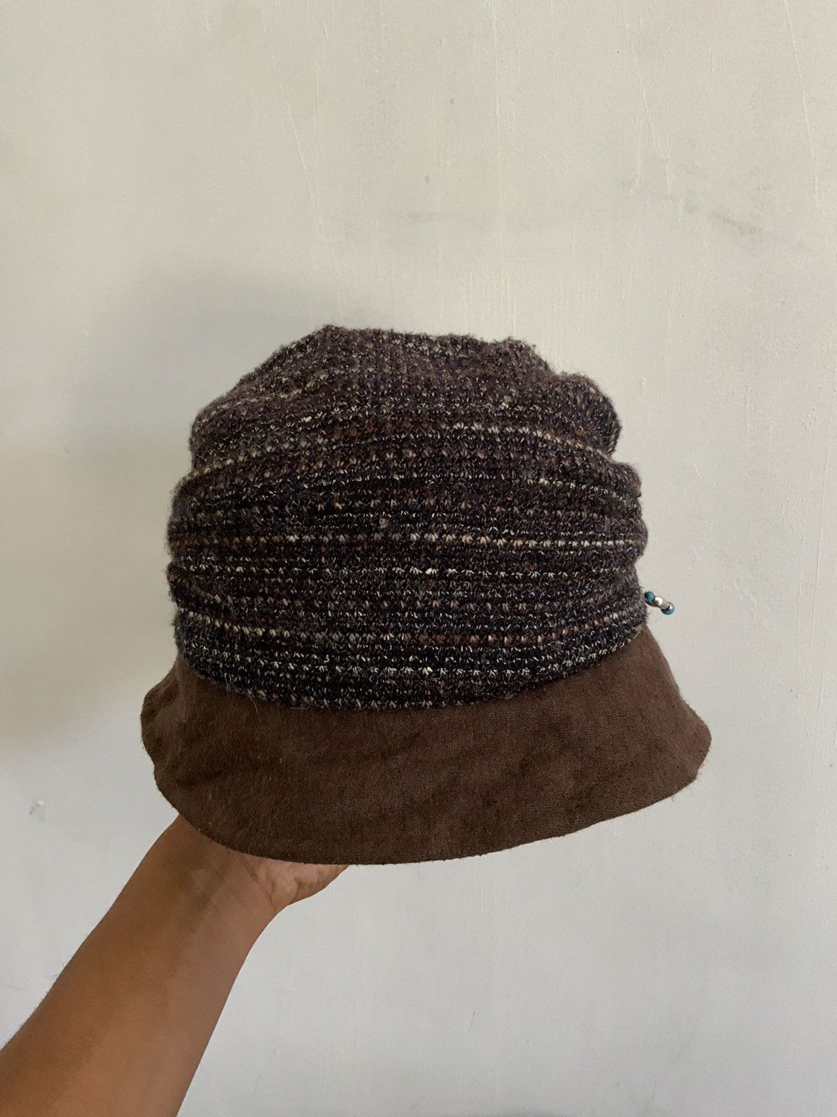 Japanese Brand Native Wool style Bucket Hat Size ONE SIZE - 5 Thumbnail