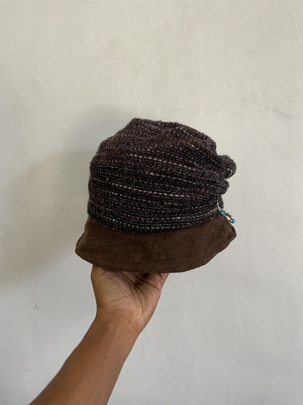 Japanese Brand Native Wool style Bucket Hat Size ONE SIZE - 1 Thumbnail