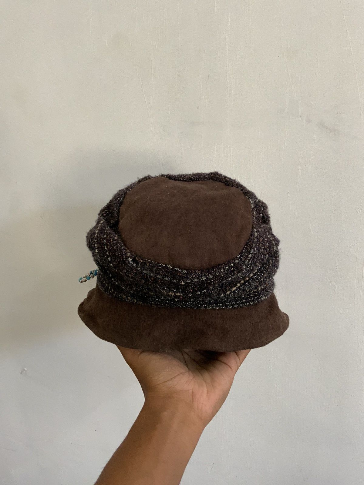 Japanese Brand Native Wool style Bucket Hat Size ONE SIZE - 3 Thumbnail