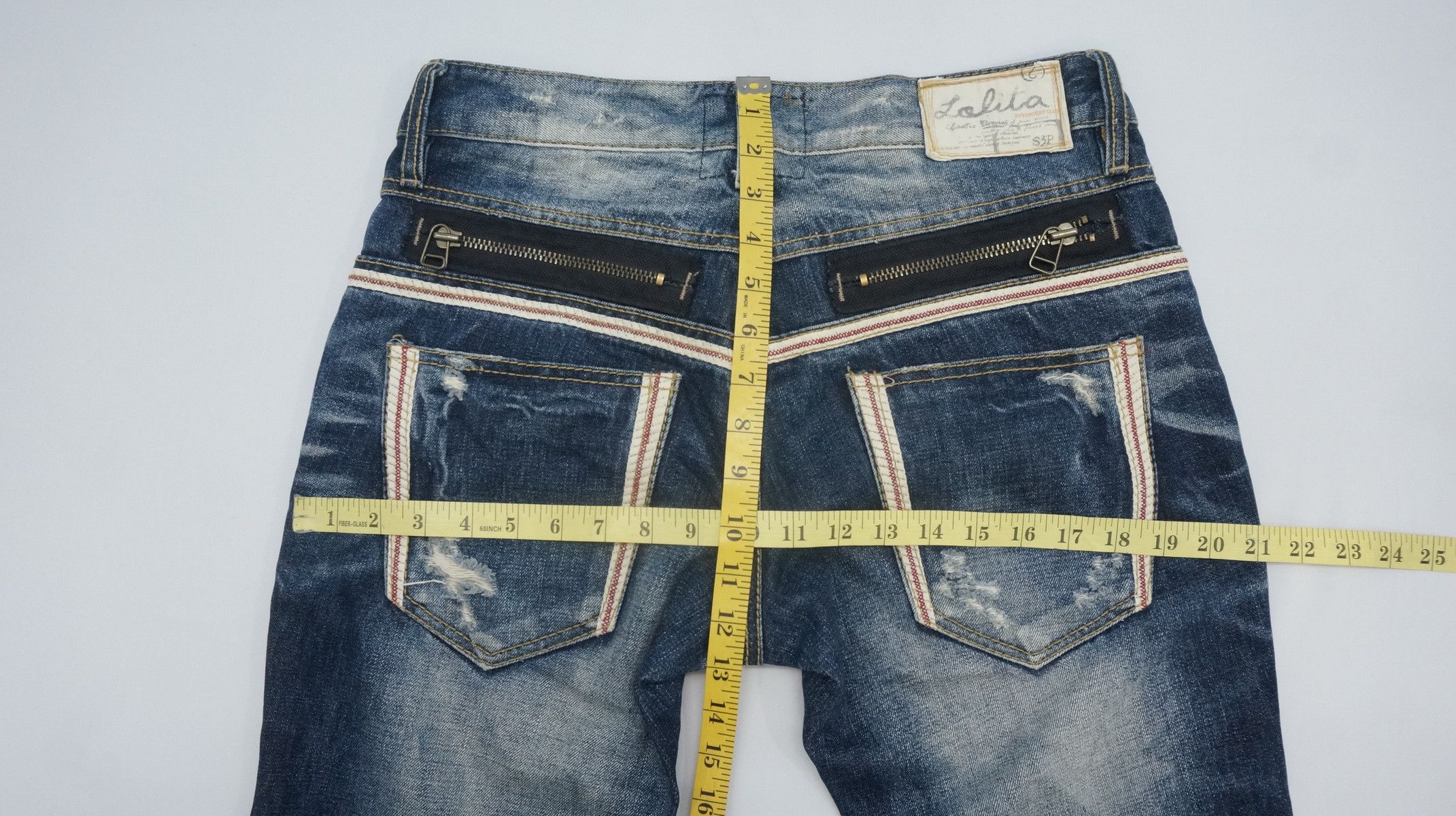 Japanese Brand Vintage Lolita Yoshitomo Nara Distressed Jeans Size US 32 / EU 48 - 17 Thumbnail