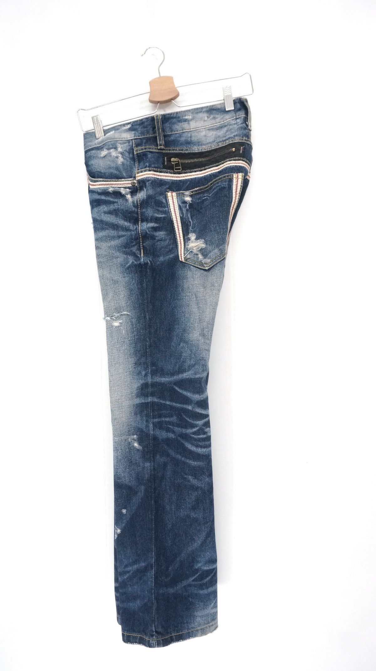 Japanese Brand Vintage Lolita Yoshitomo Nara Distressed Jeans Size US 32 / EU 48 - 11 Thumbnail