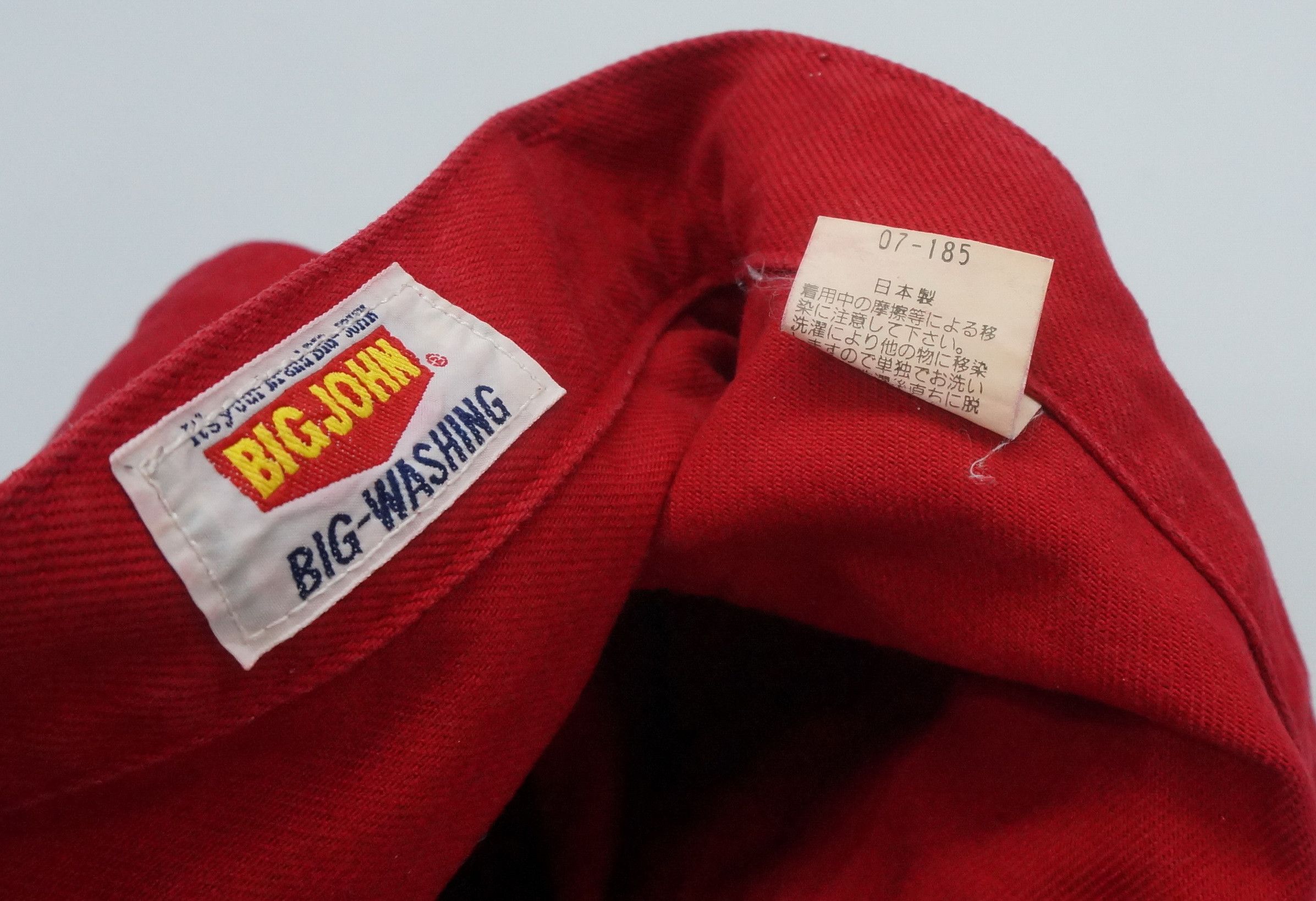 Big John 🔥HolyFlare! BIG JOHN Japan Vintage Flared Red Bush Jeans Size US 32 / EU 48 - 21 Thumbnail