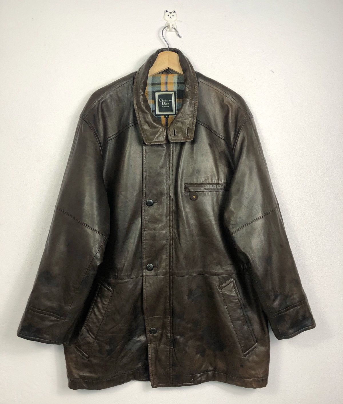Rare Vintage Christian Dior Monsieur Leather Jacket