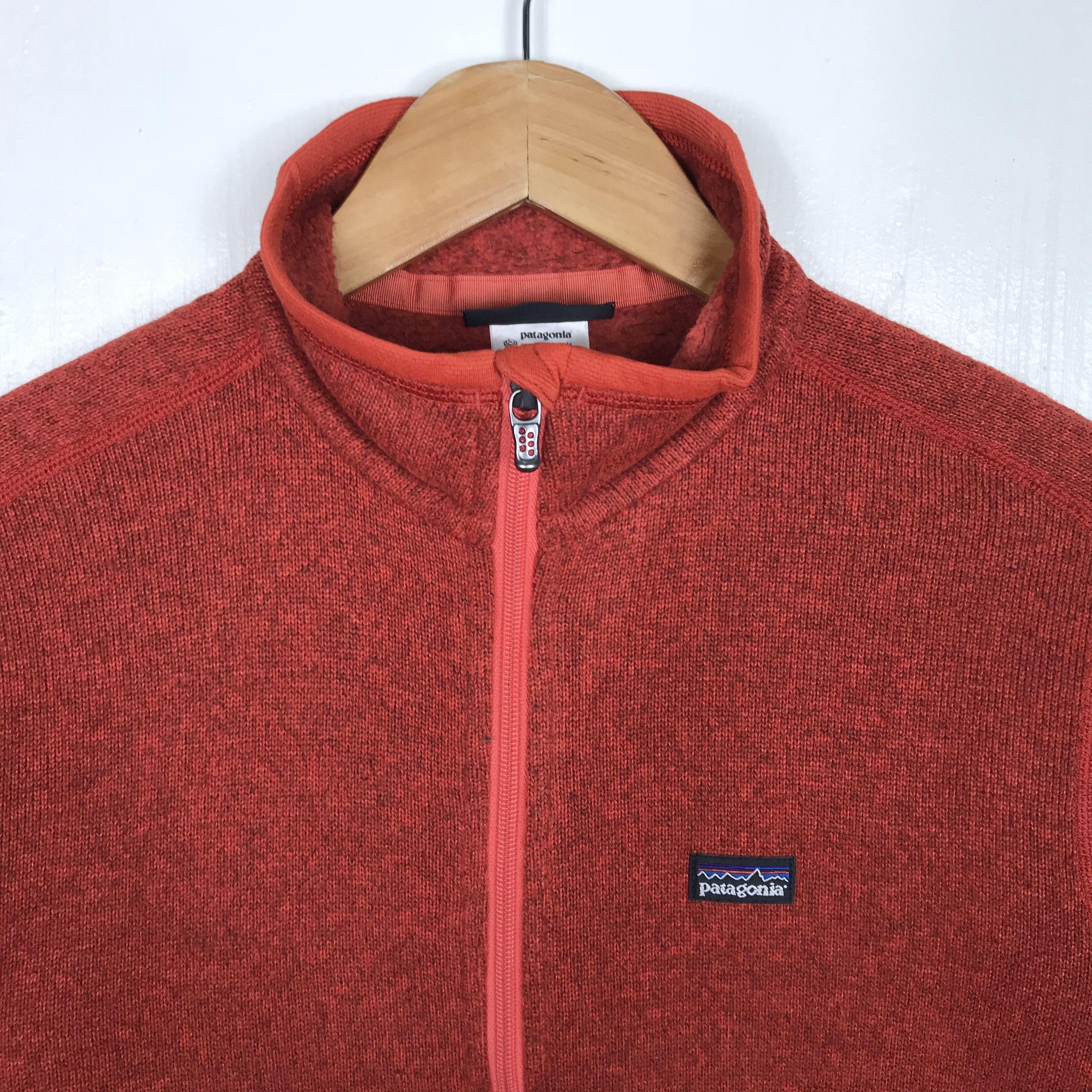 Patagonia PATAGONIA FLEECE Outdoor Hiking Orange Sweater Jacket Size US M / EU 48-50 / 2 - 2 Thumbnail