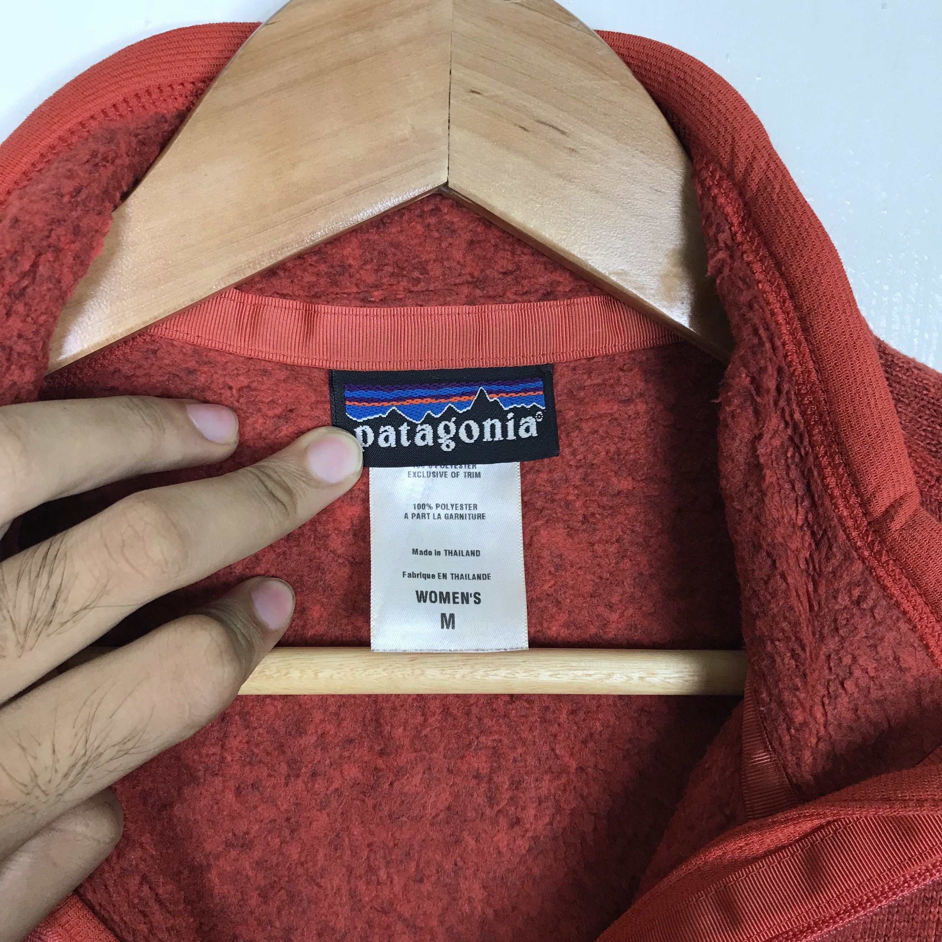 Patagonia PATAGONIA FLEECE Outdoor Hiking Orange Sweater Jacket Size US M / EU 48-50 / 2 - 3 Thumbnail