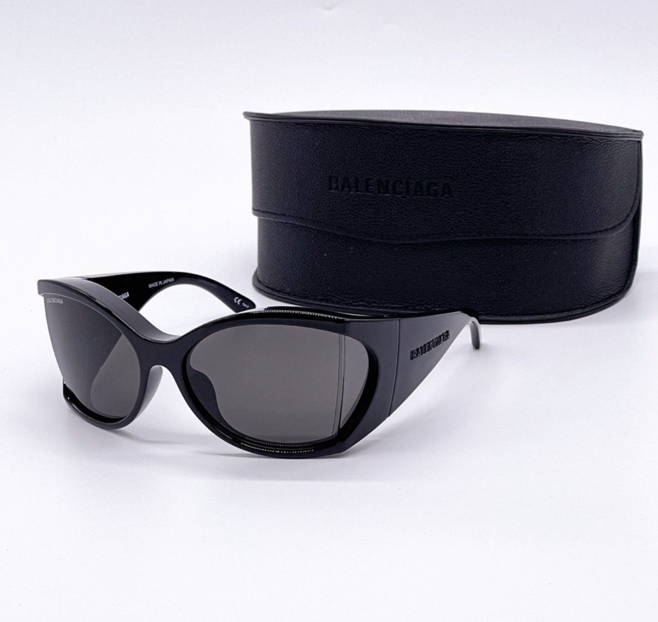 image of New Balenciaga Bb0154S 001 Unisex Balenciaga Googles in Black, Men's
