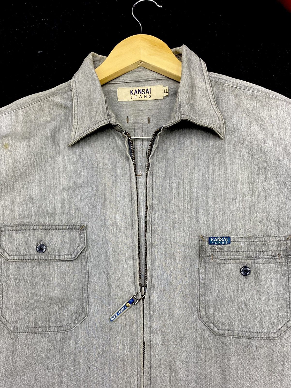Kansai Yamamoto VINTAGE KANSAI JEANS FULLZIP JACKET Size US M / EU 48-50 / 2 - 6 Thumbnail