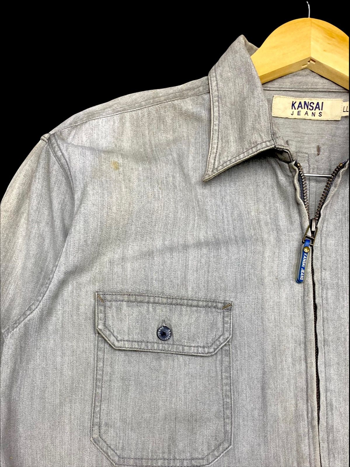 Kansai Yamamoto VINTAGE KANSAI JEANS FULLZIP JACKET Size US M / EU 48-50 / 2 - 7 Thumbnail