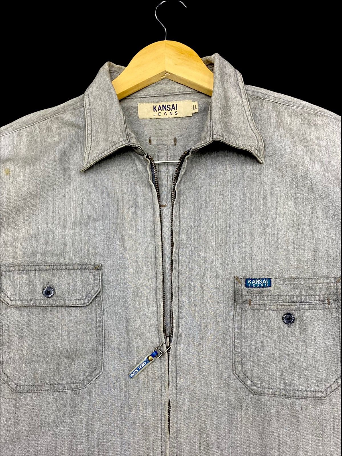 Kansai Yamamoto VINTAGE KANSAI JEANS FULLZIP JACKET Size US M / EU 48-50 / 2 - 3 Thumbnail