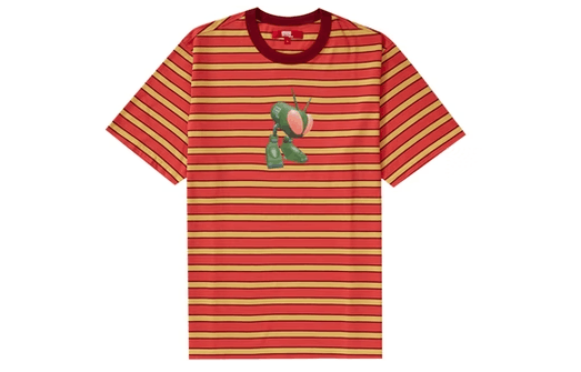 Comme des Garcons × Junya Watanabe × Supreme Supreme Junya Watanabe CDG Man Stripe S/S Top Dark Red Size US M / EU 48-50 / 2 - 2 Thumbnail