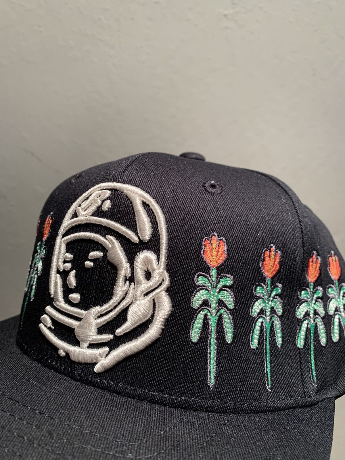 Billionaire Boys Club × Icecream × Pharrell *RARE* Billionaire Boys Club BBC Helmet Plants SnapBack Hat Size ONE SIZE - 2 Thumbnail