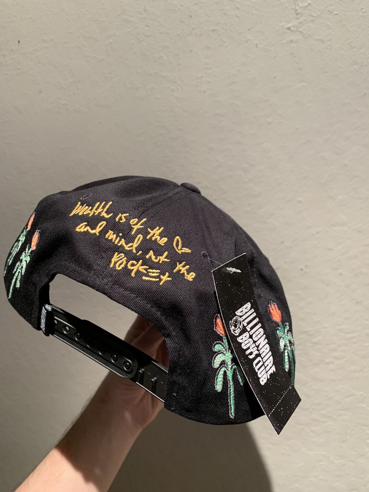 Billionaire Boys Club × Icecream × Pharrell *RARE* Billionaire Boys Club BBC Helmet Plants SnapBack Hat Size ONE SIZE - 5 Thumbnail