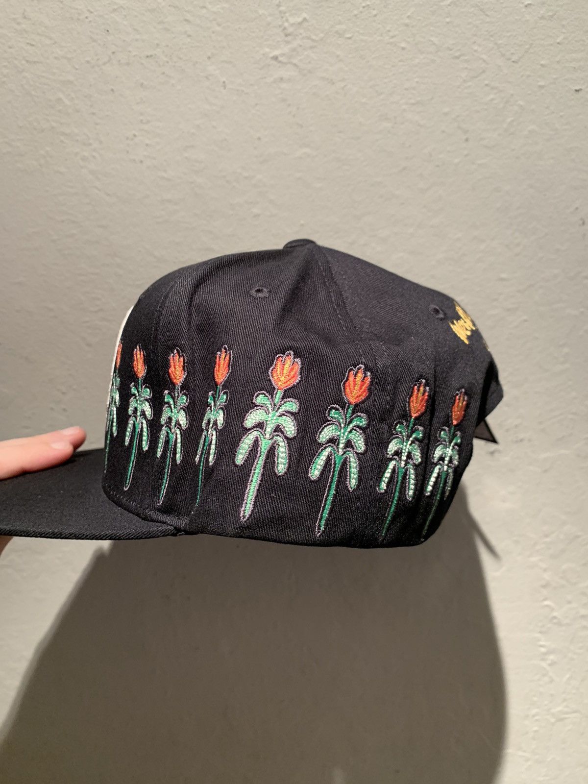 Billionaire Boys Club × Icecream × Pharrell *RARE* Billionaire Boys Club BBC Helmet Plants SnapBack Hat Size ONE SIZE - 4 Thumbnail