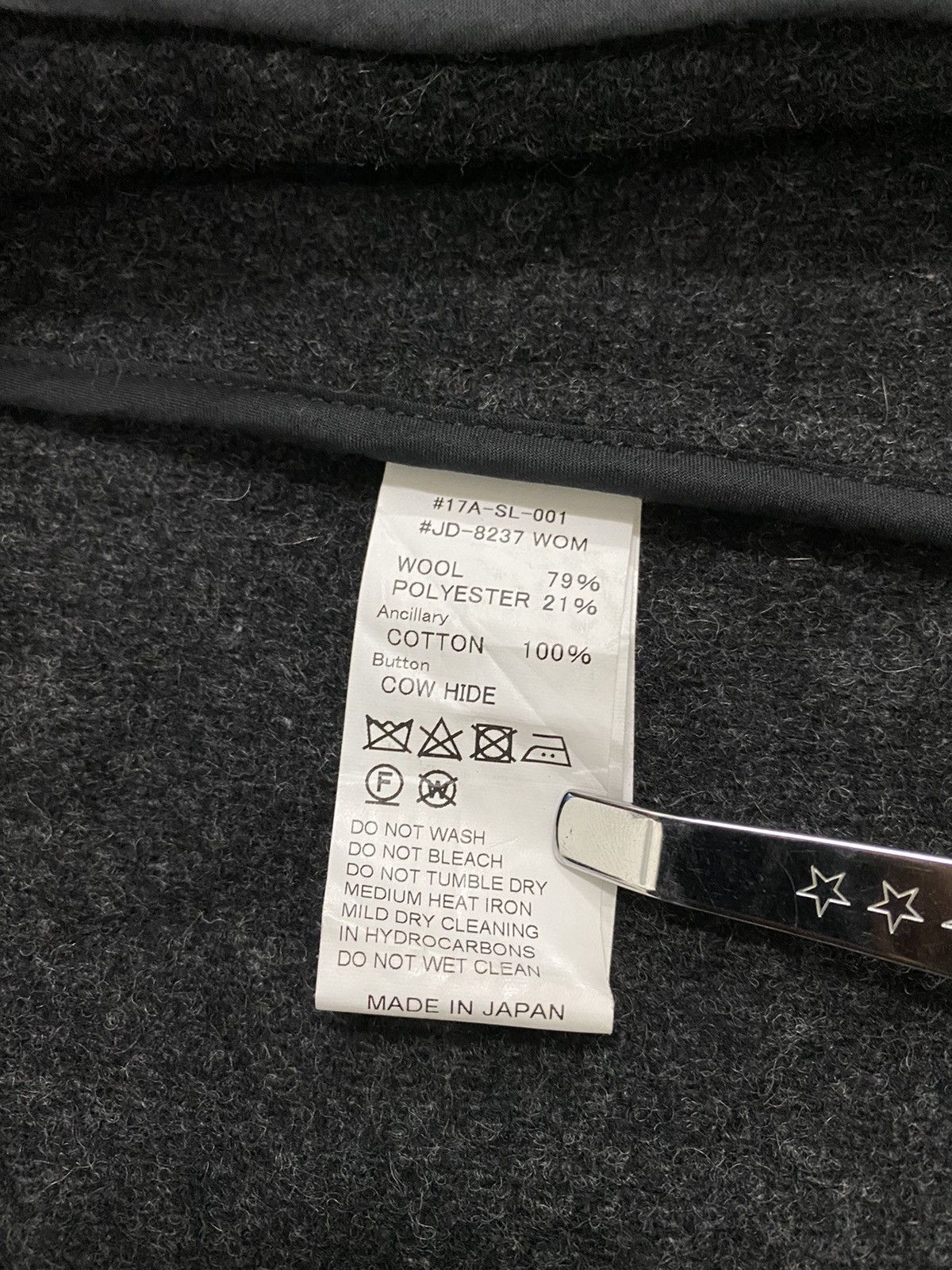 Danton DANTON X VETEMENTS DE TRAVAIL WOOL BLEND JACKET COAT Size US M / EU 48-50 / 2 - 14 Thumbnail