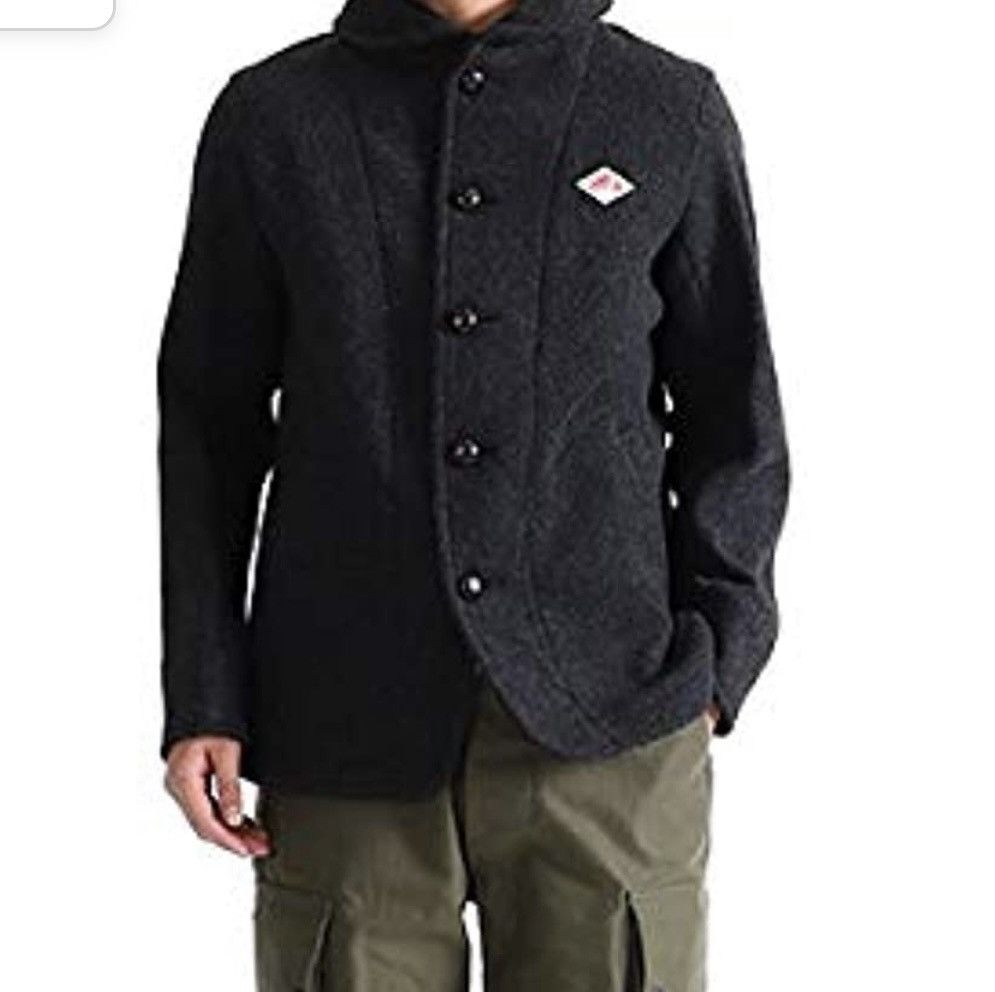 image of Danton X Vetements De Travail Wool Blend Jacket Coat in Grey, Men's (Size Medium)