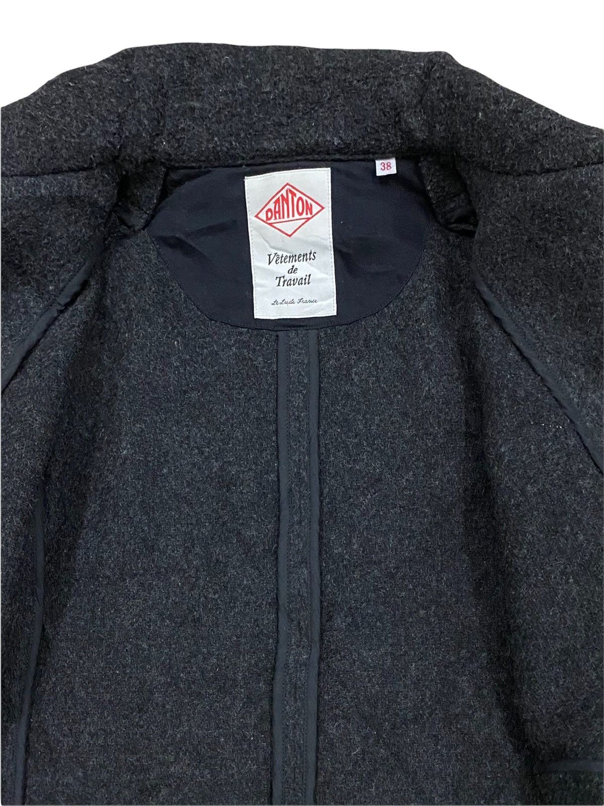 Danton DANTON X VETEMENTS DE TRAVAIL WOOL BLEND JACKET COAT Size US M / EU 48-50 / 2 - 16 Thumbnail