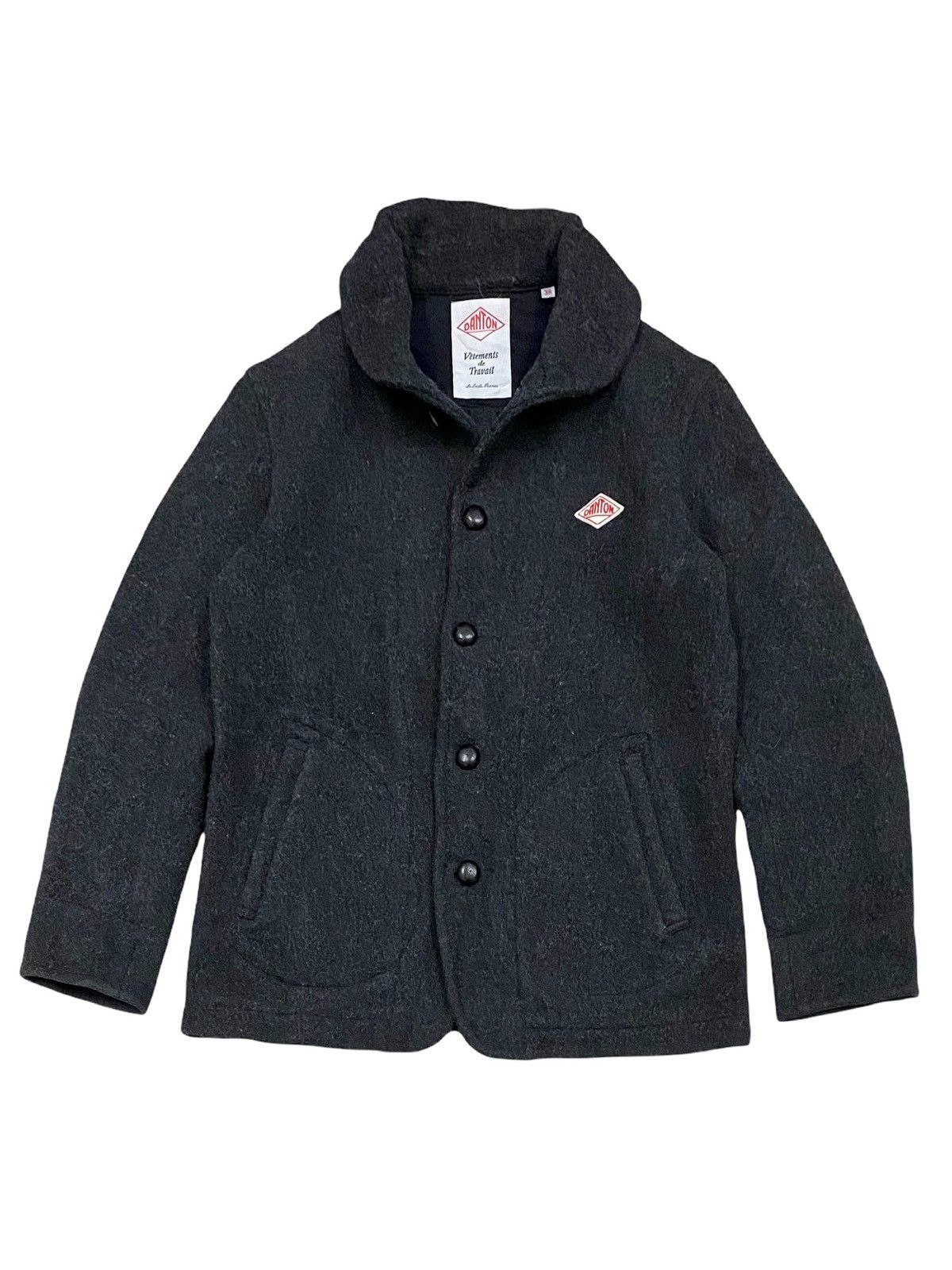 Danton DANTON X VETEMENTS DE TRAVAIL WOOL BLEND JACKET COAT Size US M / EU 48-50 / 2 - 3 Thumbnail