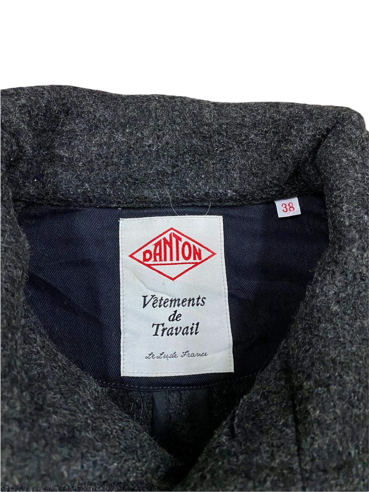 Danton DANTON X VETEMENTS DE TRAVAIL WOOL BLEND JACKET COAT Size US M / EU 48-50 / 2 - 13 Thumbnail