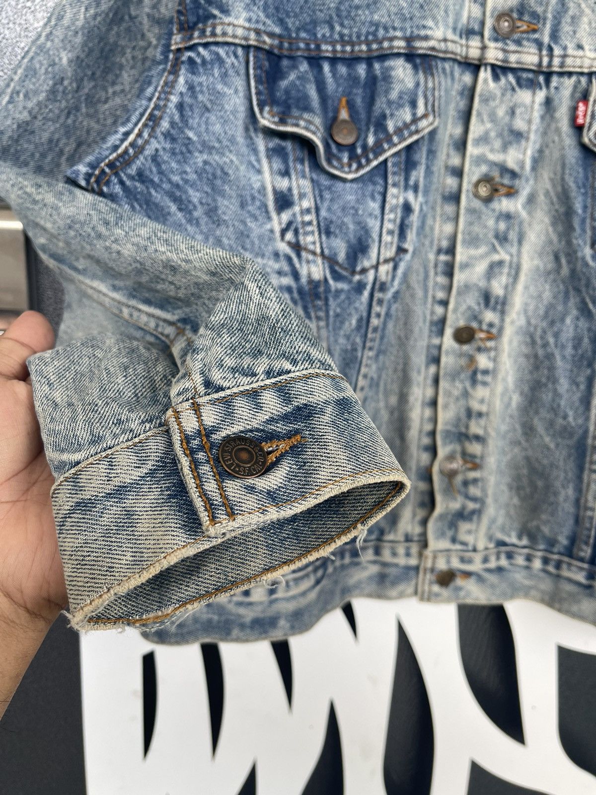 Levi's VINTAGE LEVIS USA DENIM JACKET Size US L / EU 52-54 / 3 - 11 Thumbnail