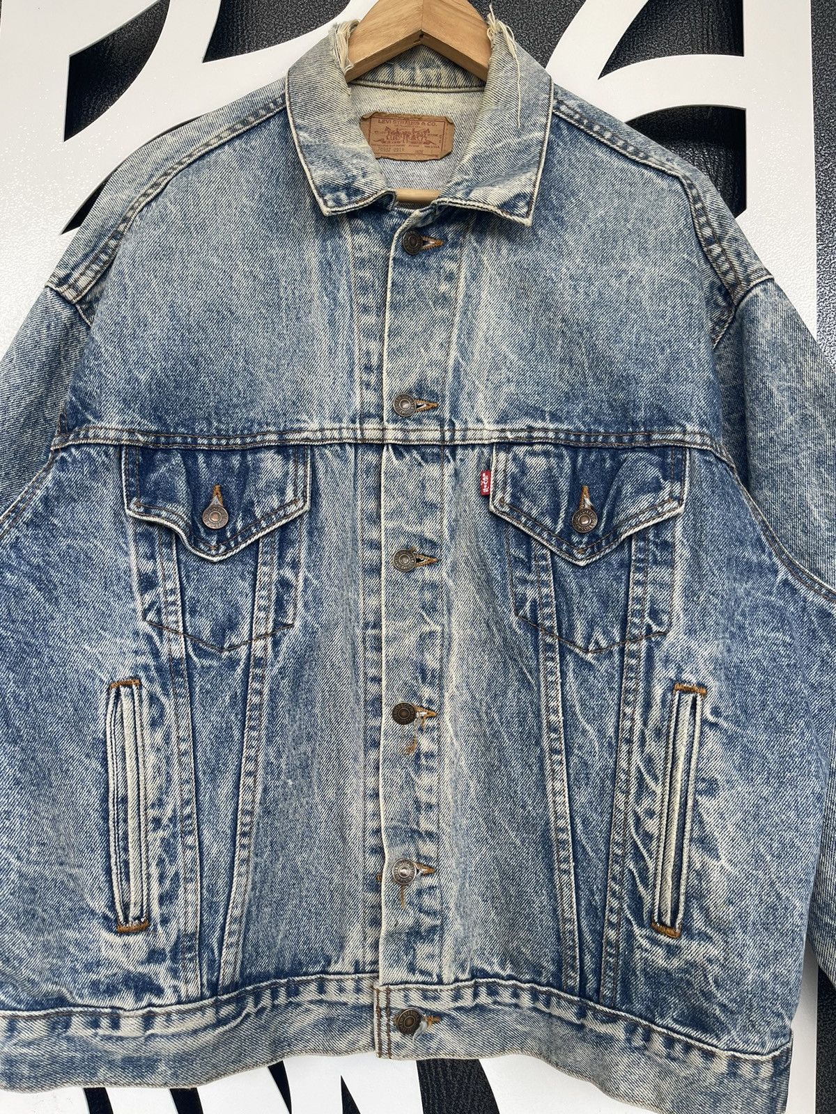 Levi's VINTAGE LEVIS USA DENIM JACKET Size US L / EU 52-54 / 3 - 4 Thumbnail