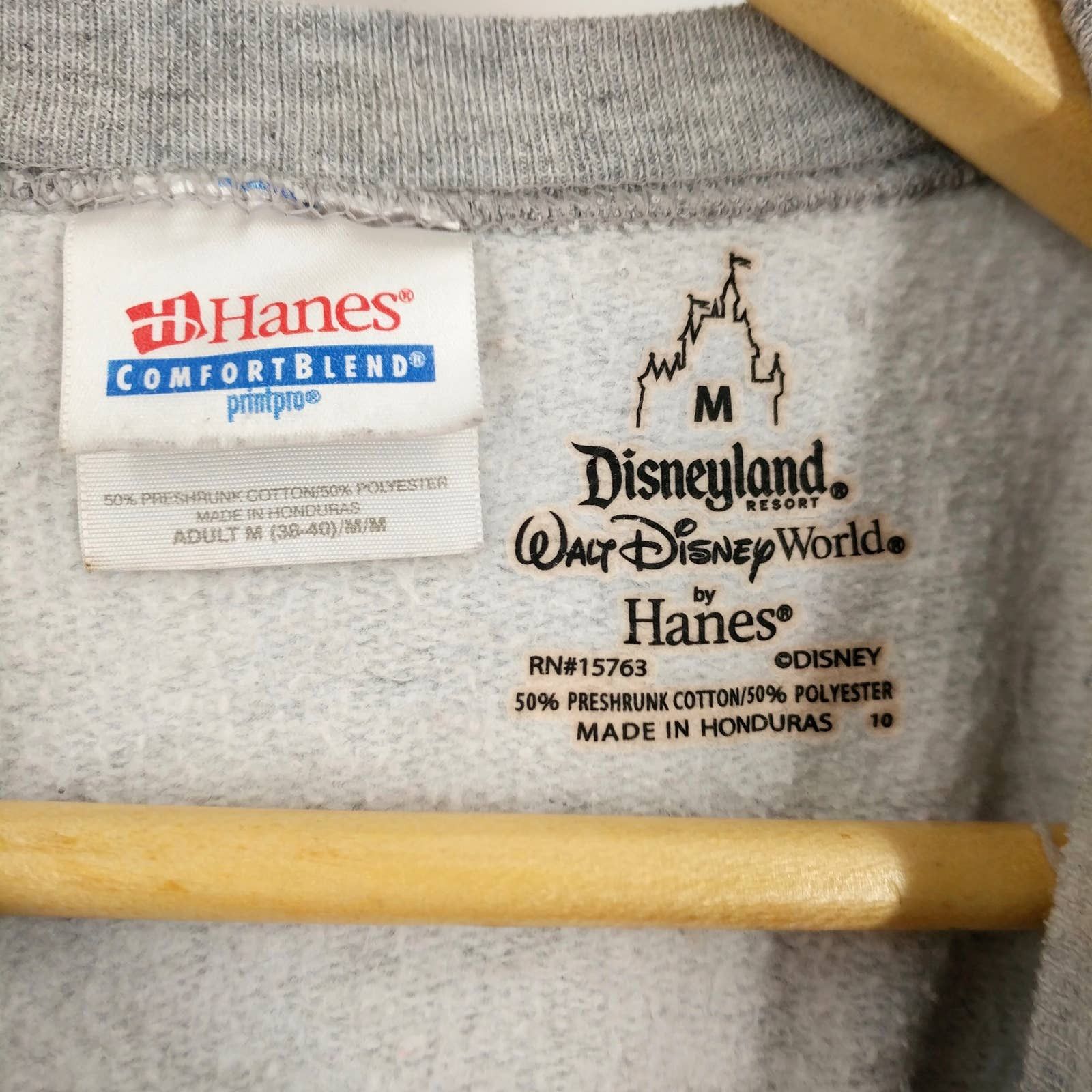 Disney × Mickey Mouse Mickey Mouse Disneyland Crew Double-Sided Sweatshirt Size US M / EU 48-50 / 2 - 5 Thumbnail
