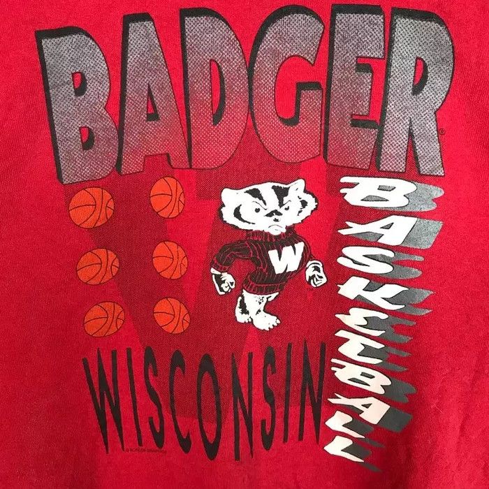 Vintage Vintage 90s WISCONSIN BADGER BASKETBALL N.C.A.A Usa Size US L / EU 52-54 / 3 - 2 Thumbnail