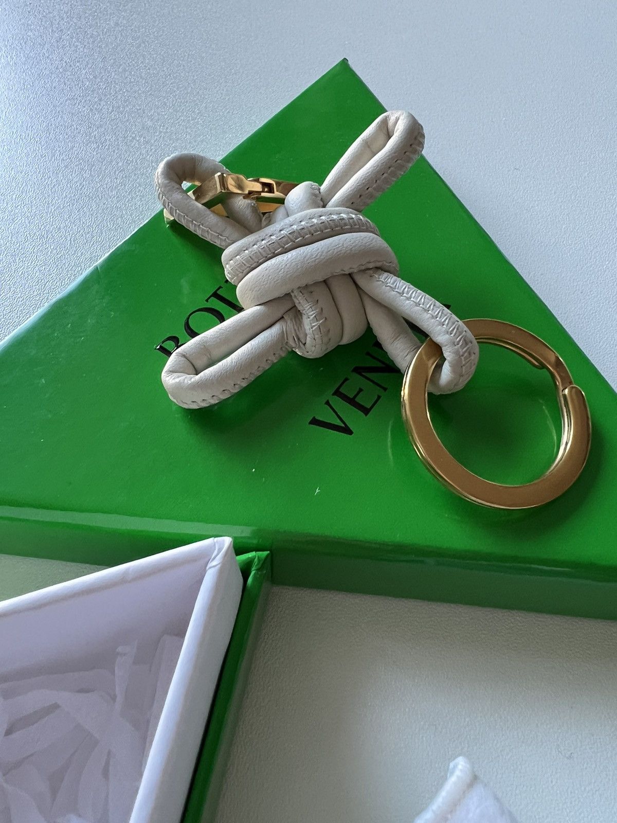 Bottega Veneta Knotted Keyring Daniel Lee