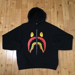 Bape Black Shark Pullover Hoodie | Grailed