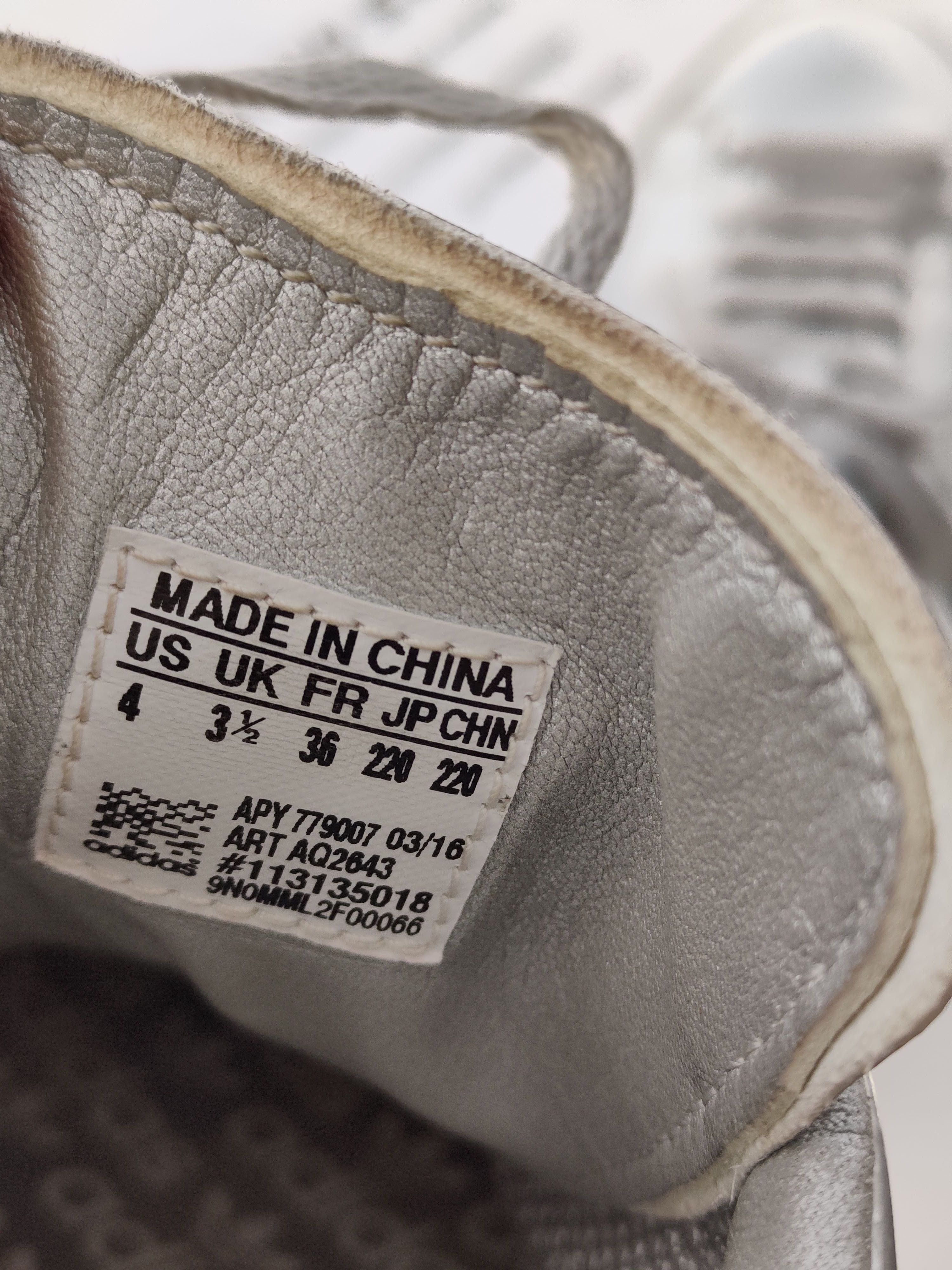 Adidas × Raf Simons ⚡️QUICK SALE⚡️Raf Simons Silver Stan Smith Size US 4 / IT 34 - 9 Thumbnail