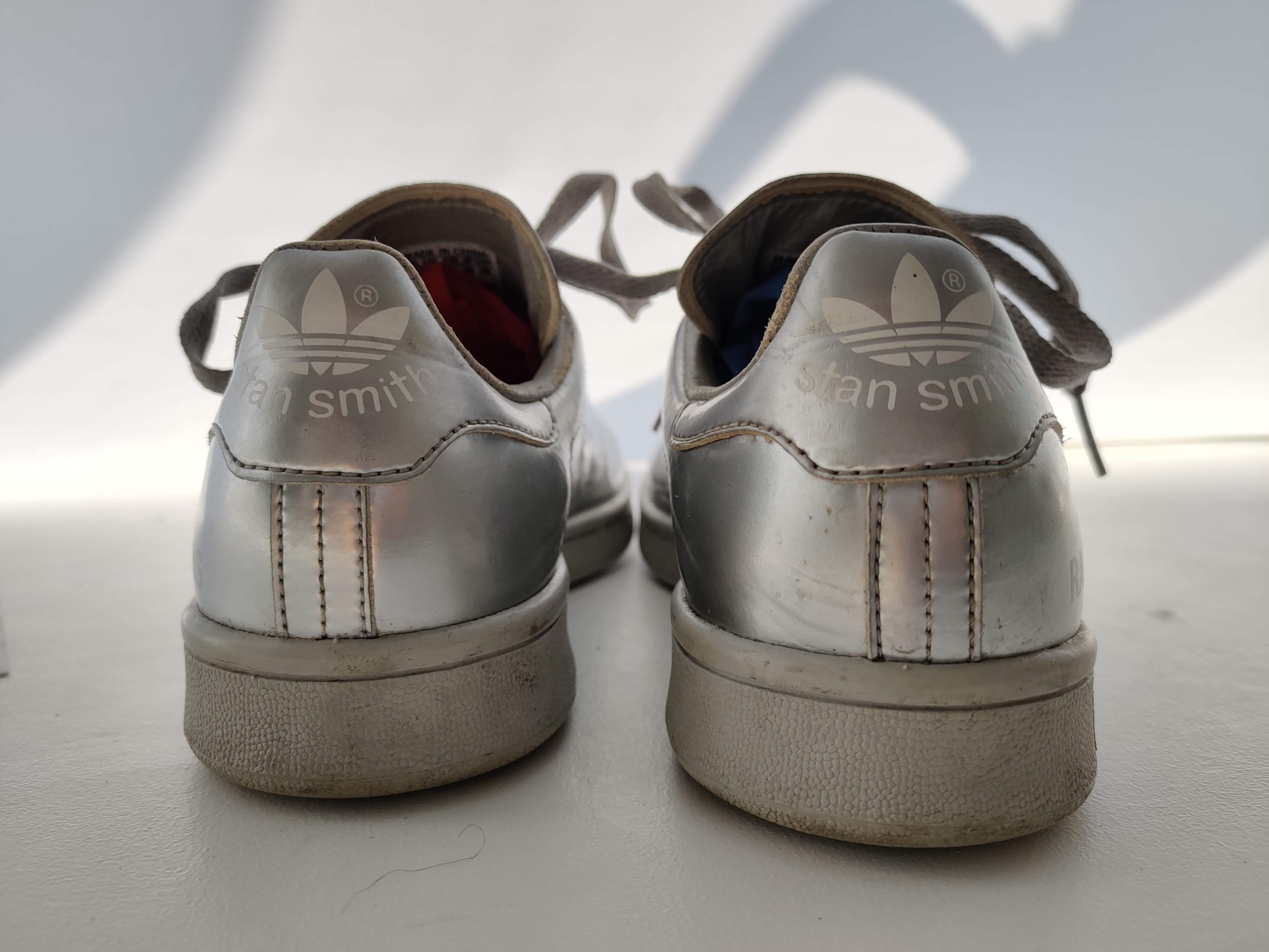 Adidas × Raf Simons ⚡️QUICK SALE⚡️Raf Simons Silver Stan Smith Size US 4 / IT 34 - 8 Thumbnail