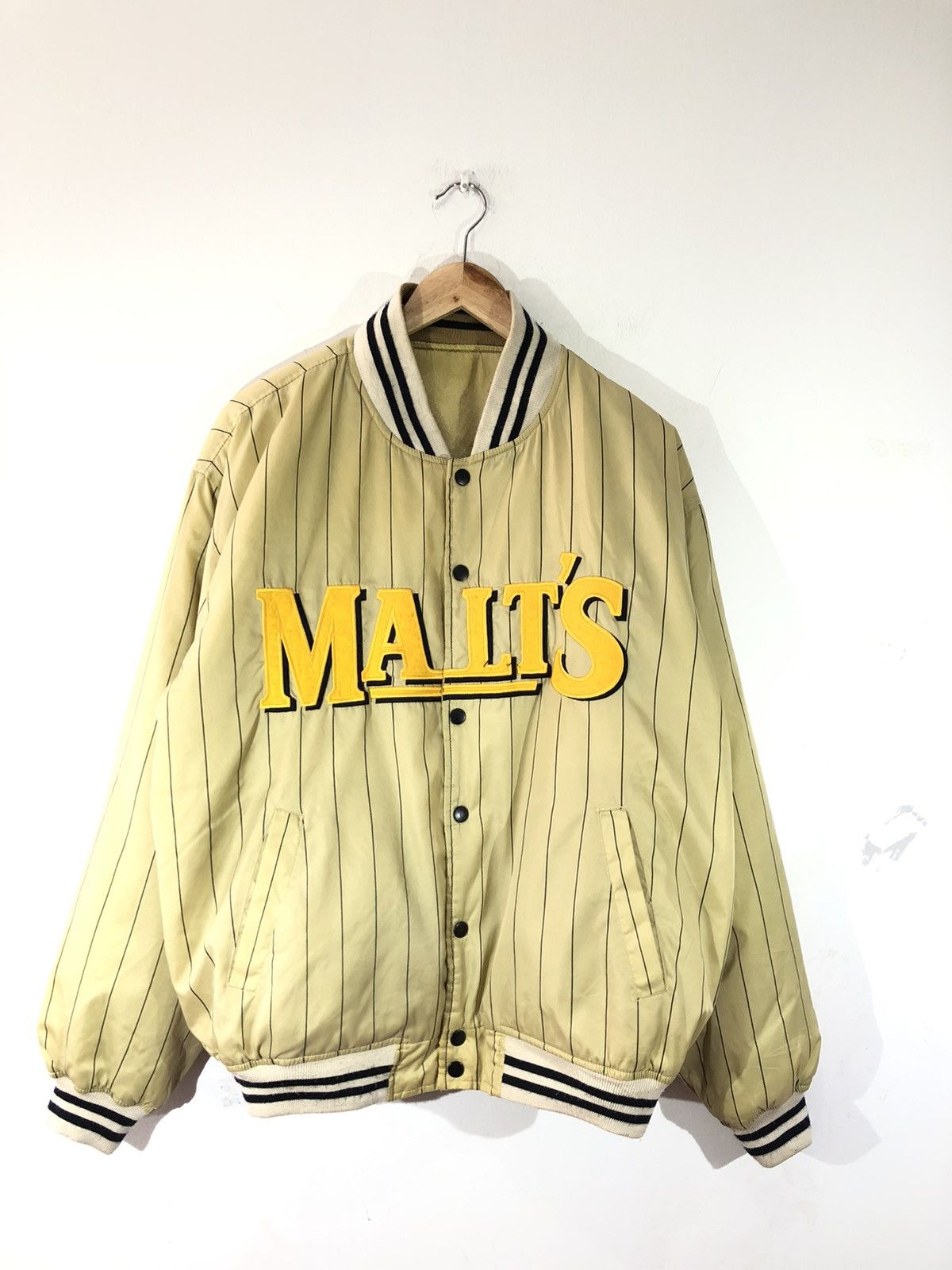 Japanese Brand × Vintage MALTS BEER Suntory Reversible 1980s Jacket B3 Size US L / EU 52-54 / 3 - 1 Thumbnail