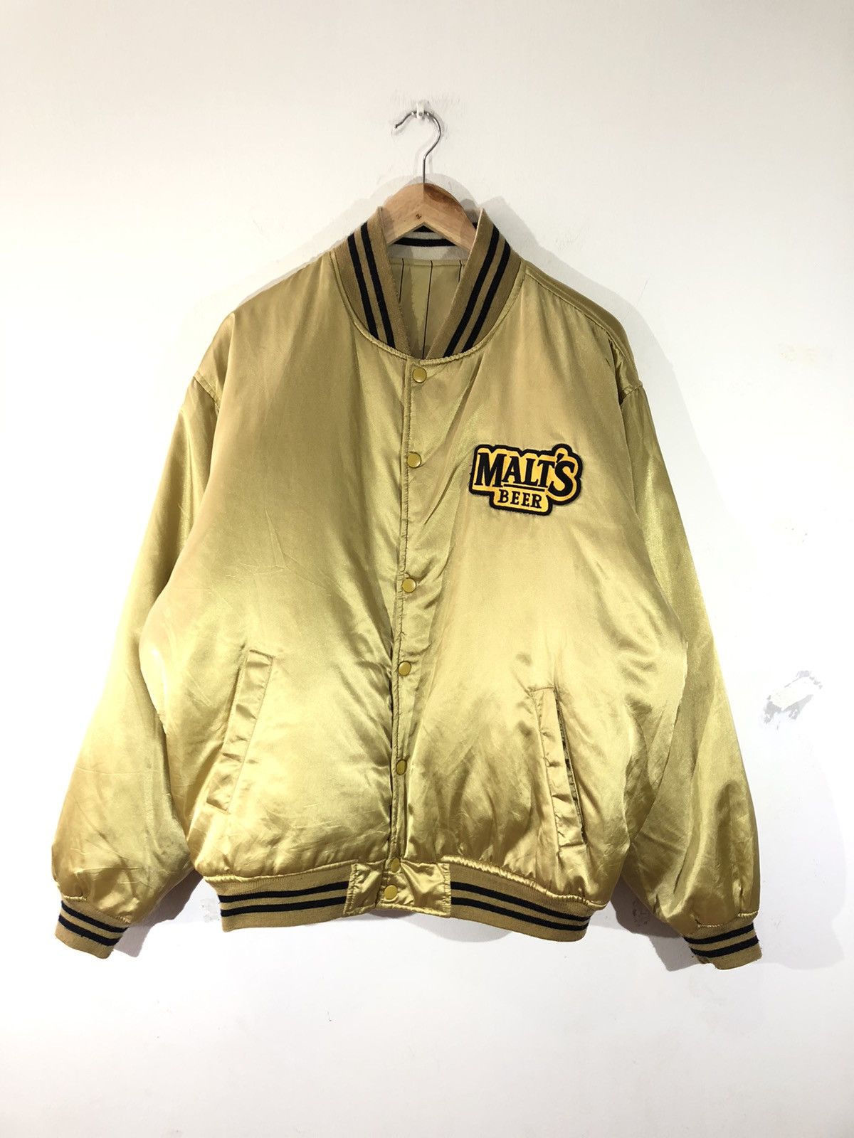 Japanese Brand × Vintage MALTS BEER Suntory Reversible 1980s Jacket B3 Size US L / EU 52-54 / 3 - 2 Thumbnail