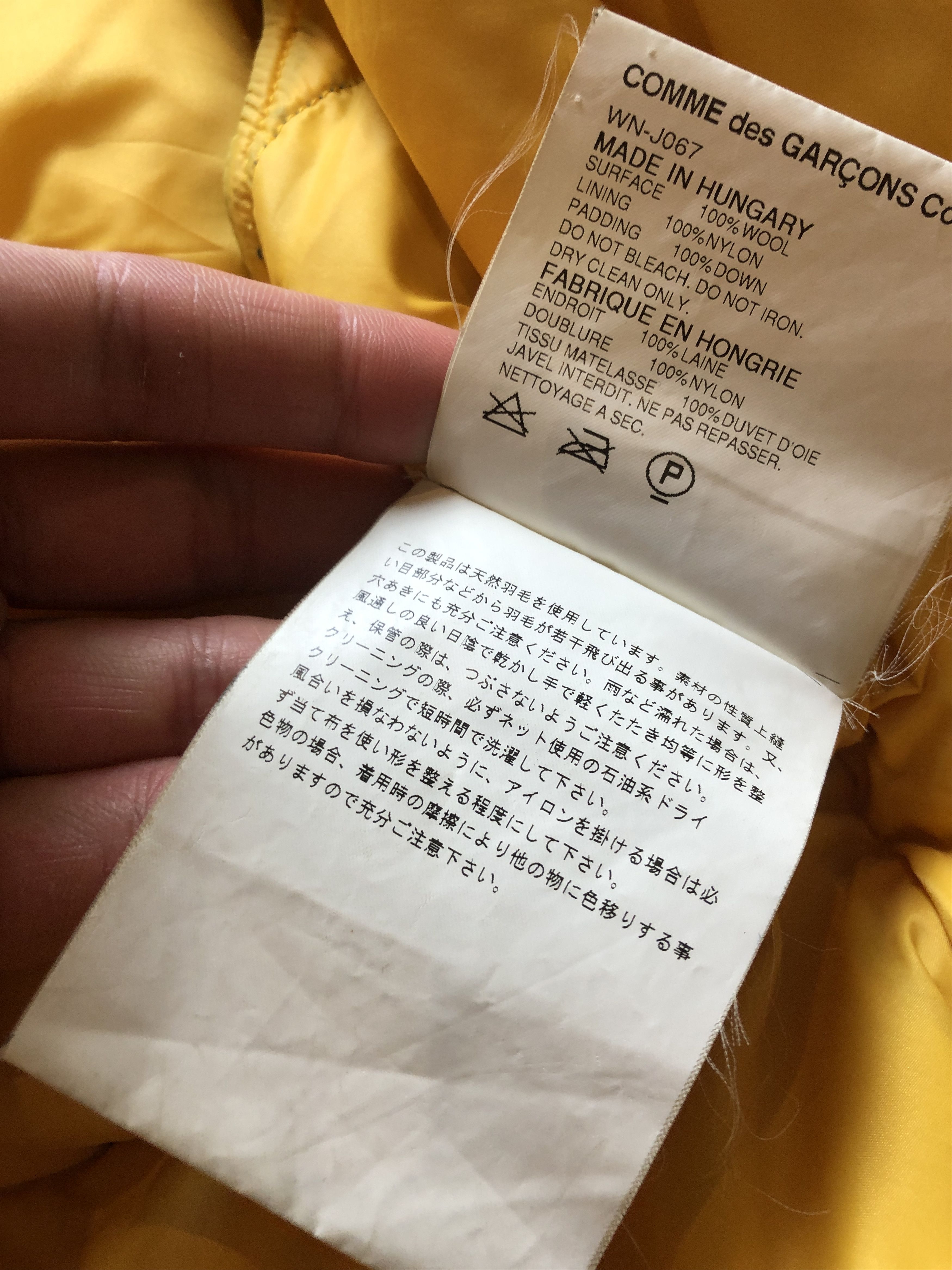Comme des Garcons 2004 Moncler x Junya Down Puffer Jacket Size US L / EU 52-54 / 3 - 8 Thumbnail