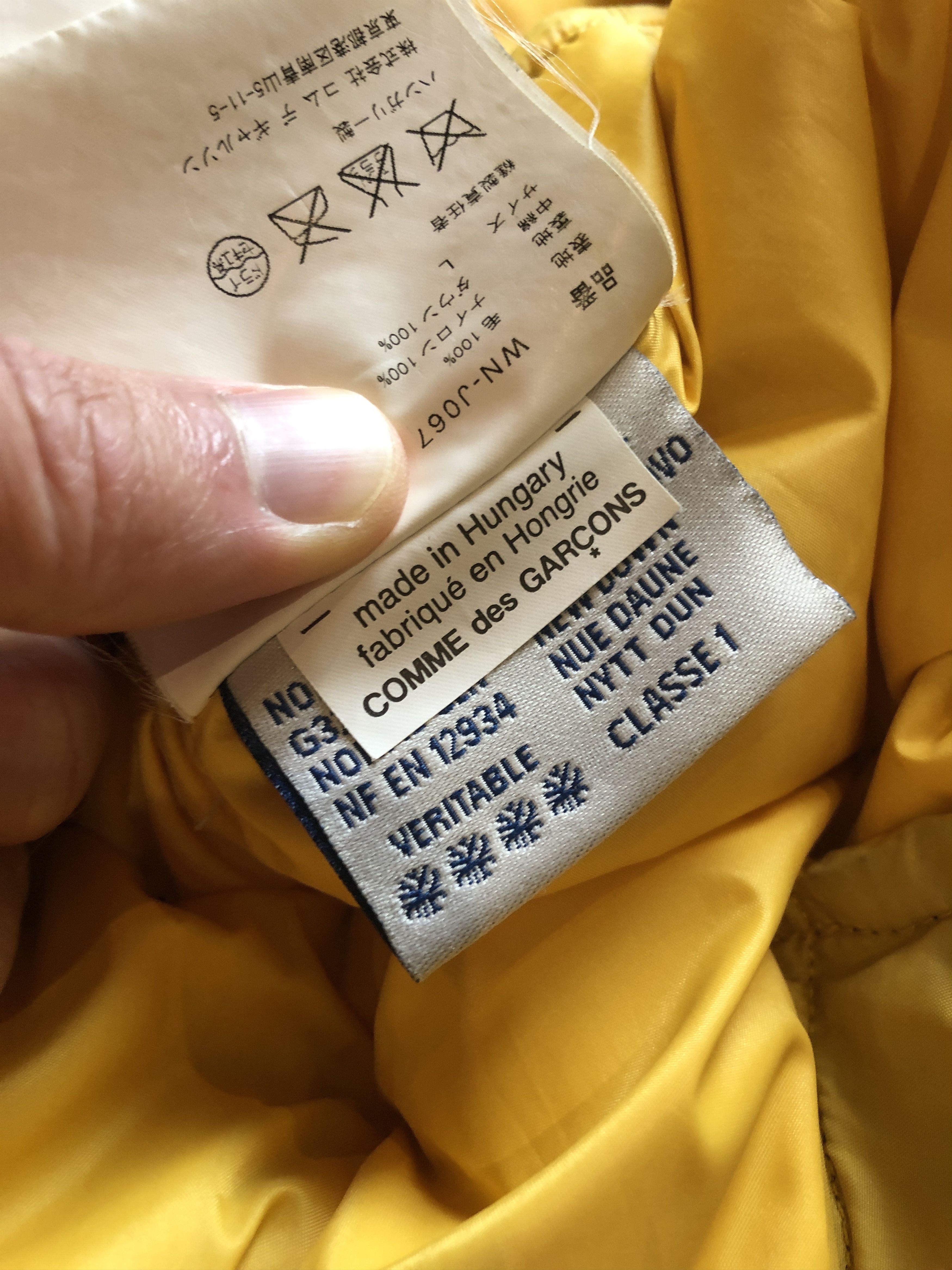 Comme des Garcons 2004 Moncler x Junya Down Puffer Jacket Size US L / EU 52-54 / 3 - 12 Thumbnail