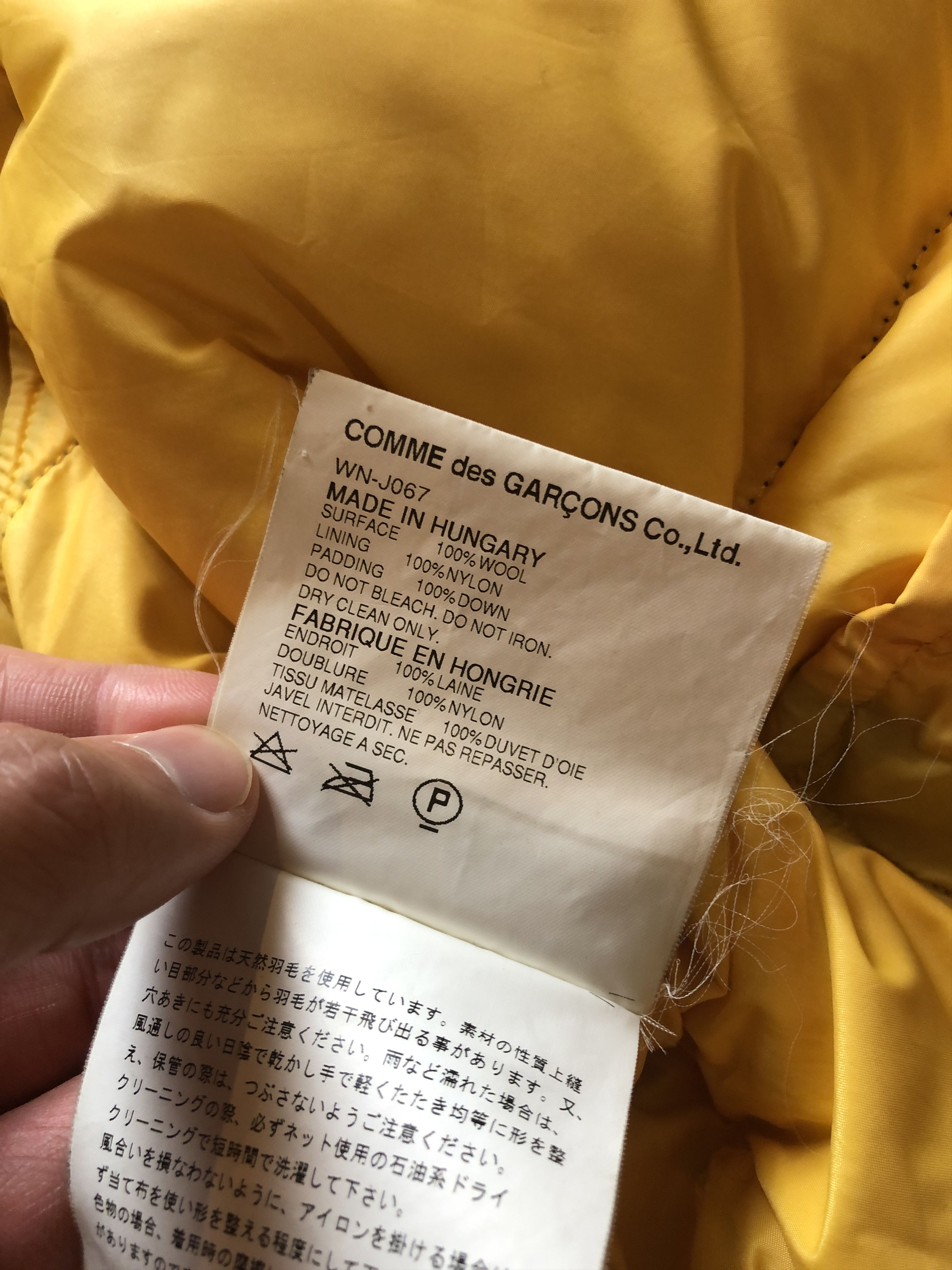 Comme des Garcons 2004 Moncler x Junya Down Puffer Jacket Size US L / EU 52-54 / 3 - 9 Thumbnail