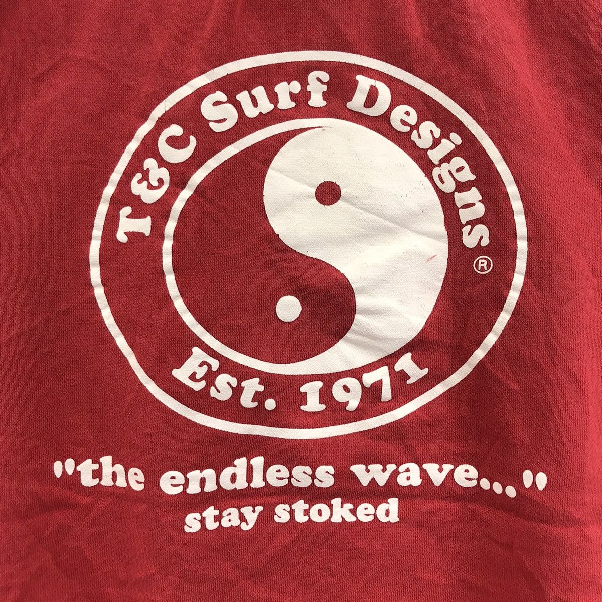Vintage Vintage 90s T&C Surf Design USA SURFWEAR Surfing Sweatshirt Size US L / EU 52-54 / 3 - 2 Thumbnail