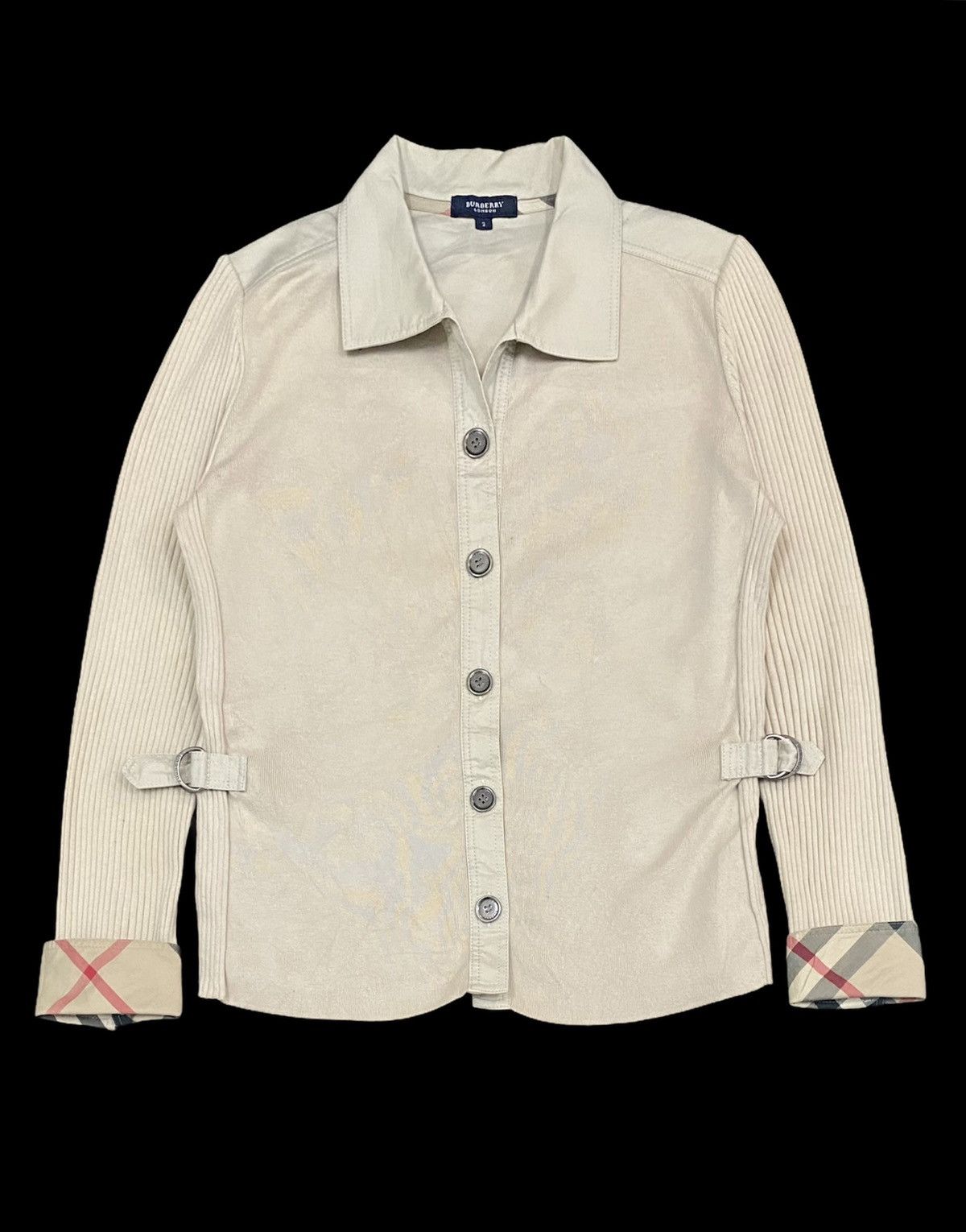 Burberry × Burberry Prorsum VINTAGE BURBERRY LONDON CARDIGAN JACKET Size S / US 4 / IT 40 - 1 Thumbnail