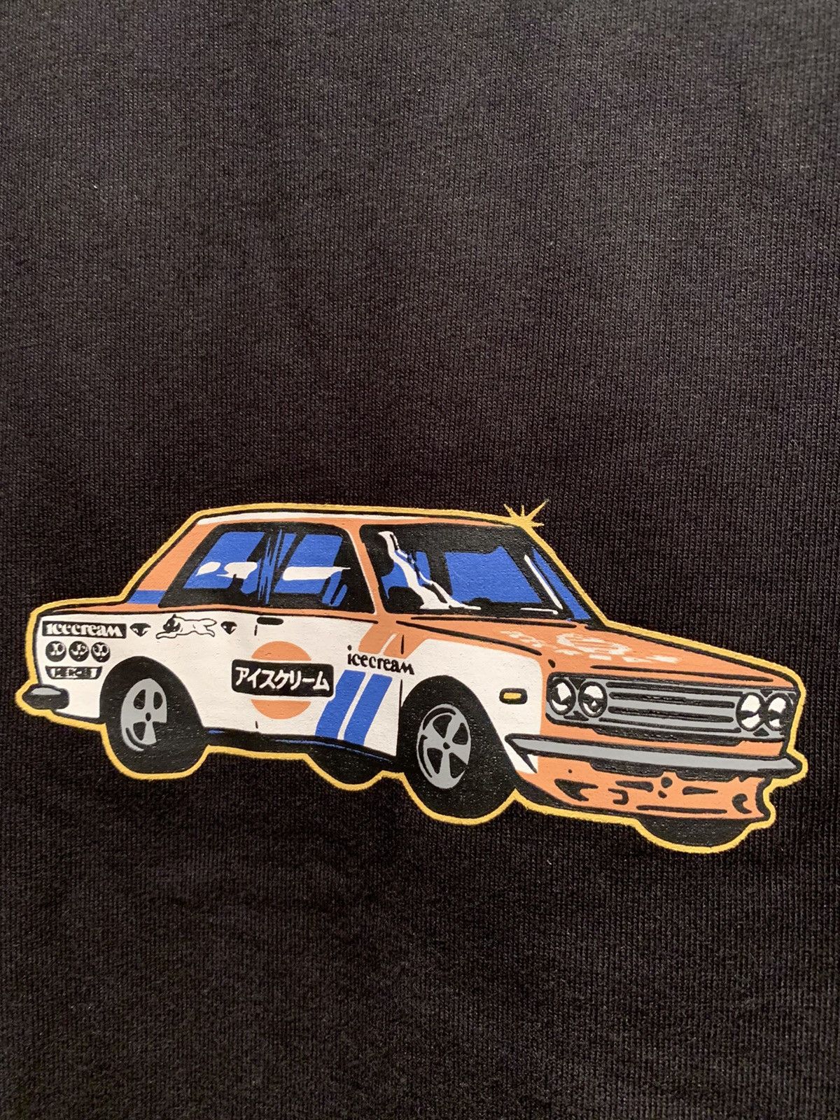 Billionaire Boys Club × Icecream × Pharrell *RARE* New Ice Cream BBC Japanese Rally Race Car T-Shirt - S Size US S / EU 44-46 / 1 - 2 Thumbnail