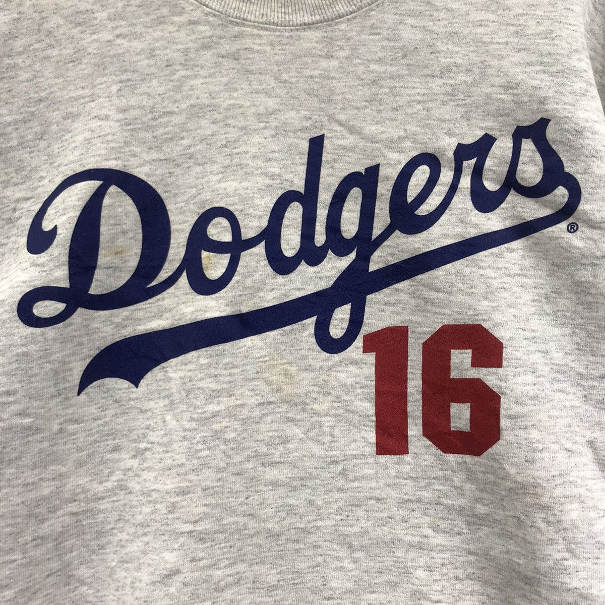 MLB Vtg 90s LA DODGERS Hidoe NOMO #16 Mlb Usa BaseballSweatshirt Size US L / EU 52-54 / 3 - 5 Thumbnail