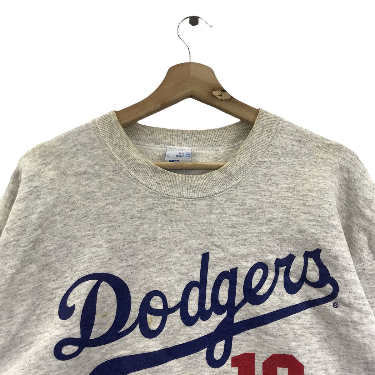 MLB Vtg 90s LA DODGERS Hidoe NOMO #16 Mlb Usa BaseballSweatshirt Size US L / EU 52-54 / 3 - 4 Thumbnail