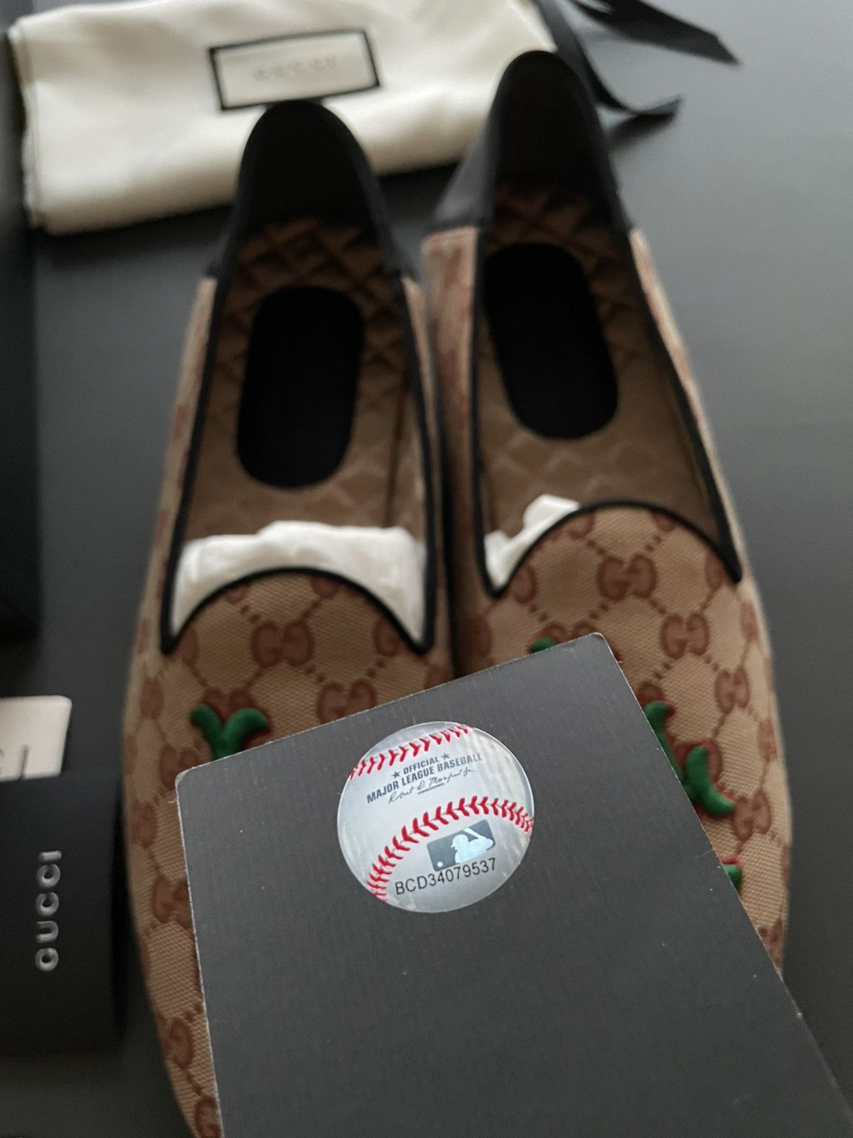 Gucci × MLB RareLimited Edition Gucci x LA Dodgers GG Logo Loafer Shoes Size US 9.5 / EU 42-43 - 14 Thumbnail