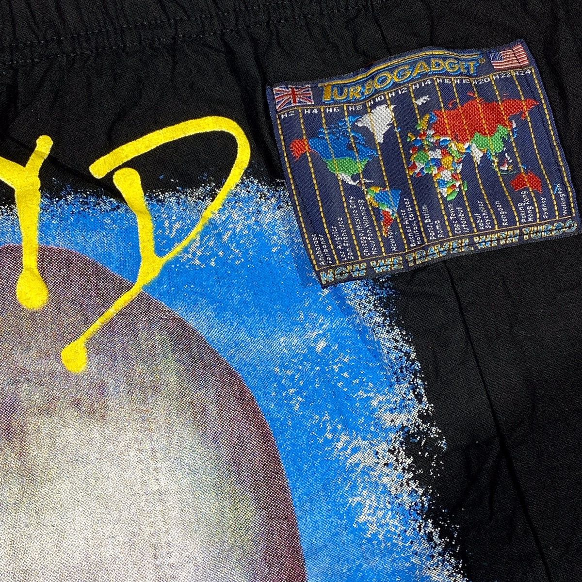 Band Tees Vintage 90s Pink Floyd The Division Bell Turbogadget Shorts Size US 30 / EU 46 - 4 Thumbnail