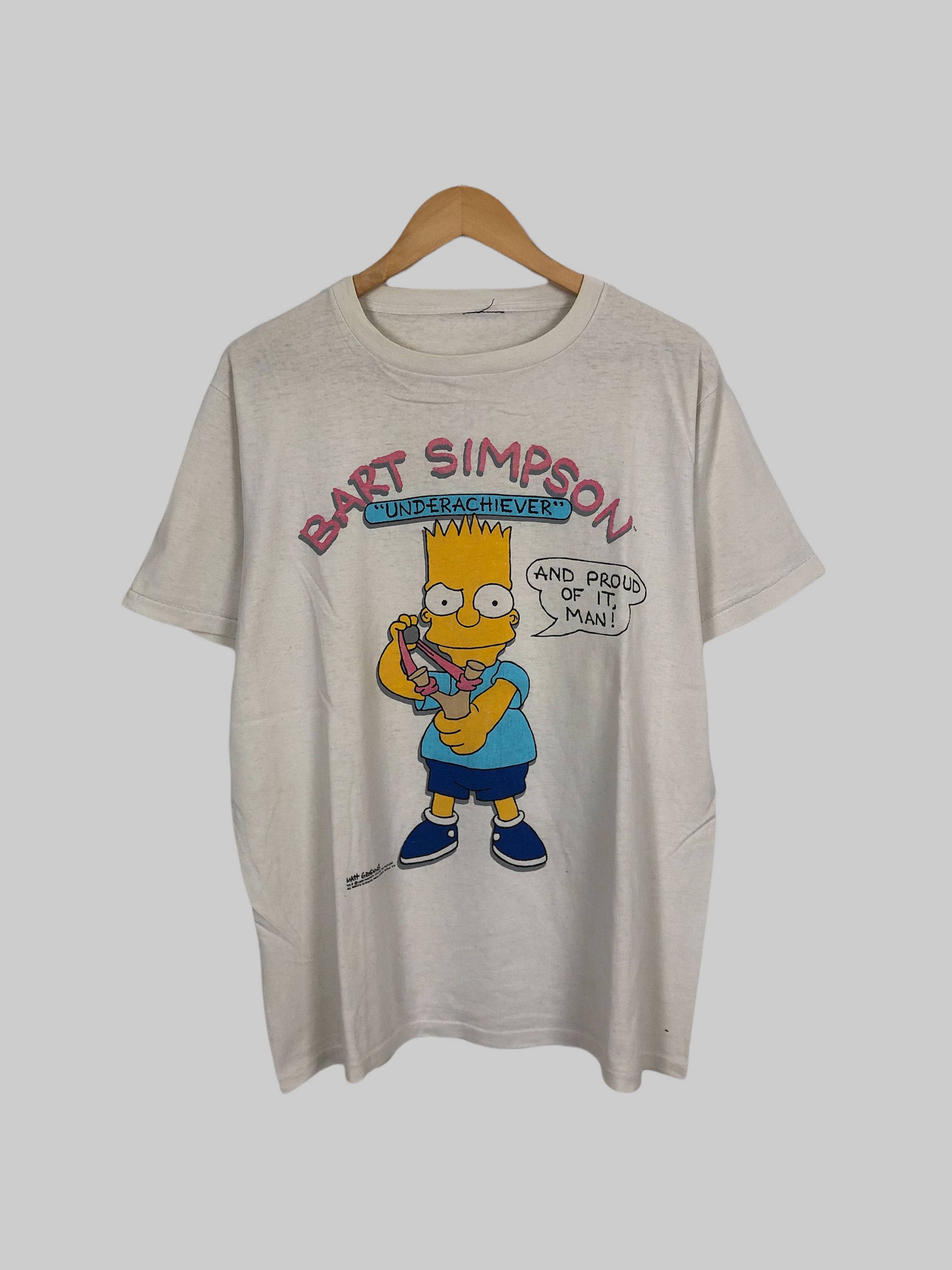 Cartoon Network Vintage 1990 Simpsons Bart (South Park King of the Hill) Size US L / EU 52-54 / 3 - 1 Thumbnail