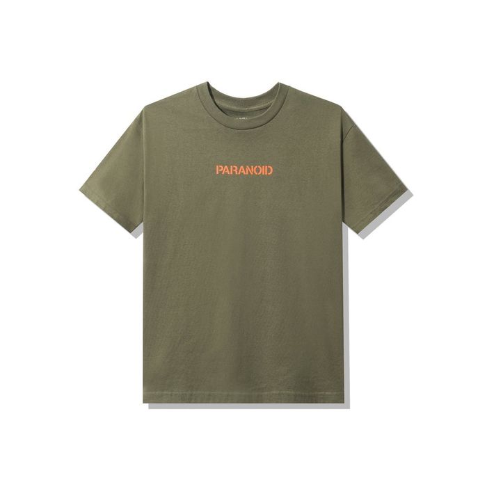 Undefeated DS ASSC X UNDFTD Orange Logo Paranoid Olive Tee BAPE