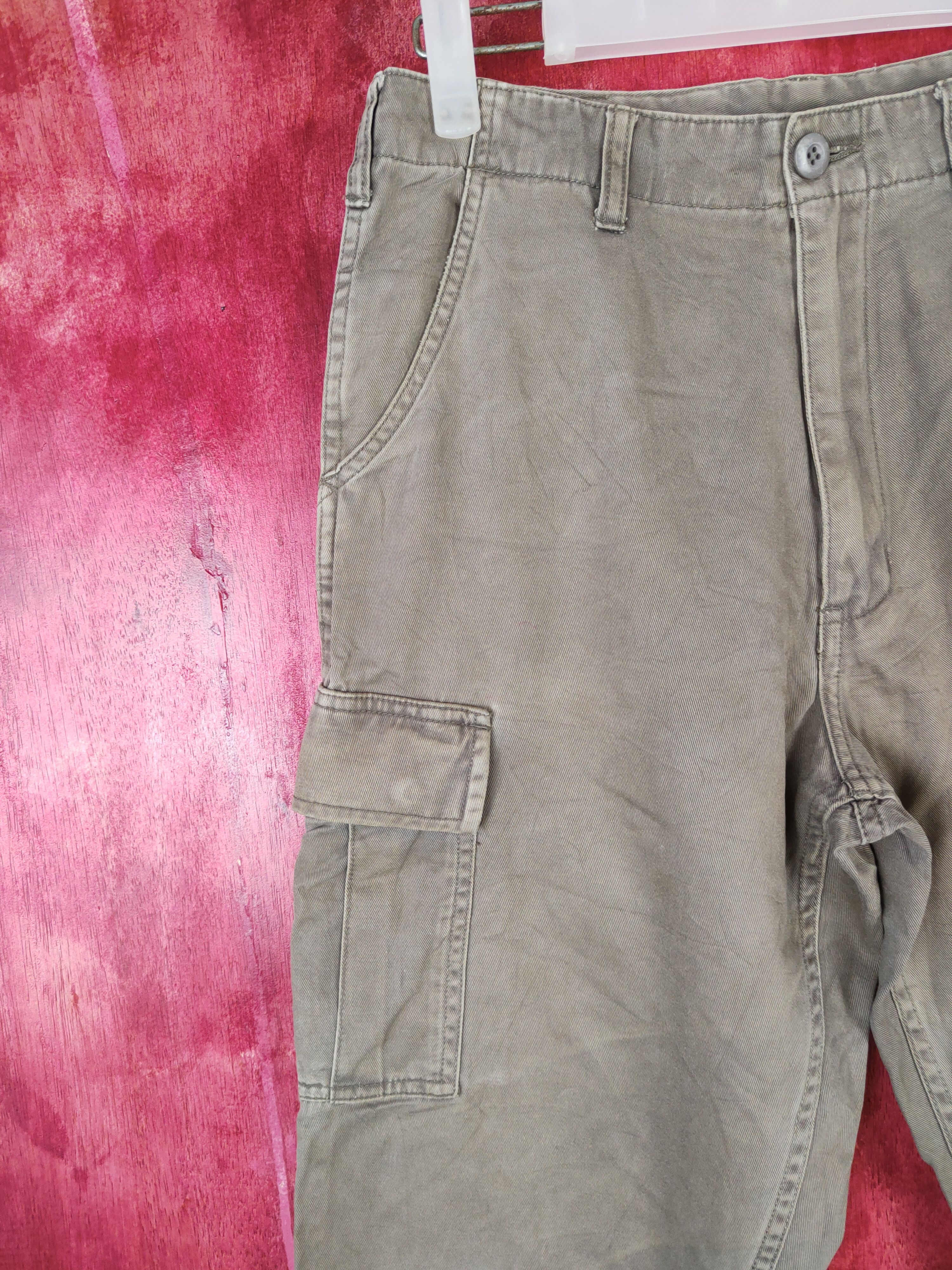 Japanese Brand × Vintage Scratch Crew Gray Multi Pocket Tactical Cargo Pants #5298 Size US 28 / EU 44 - 3 Thumbnail