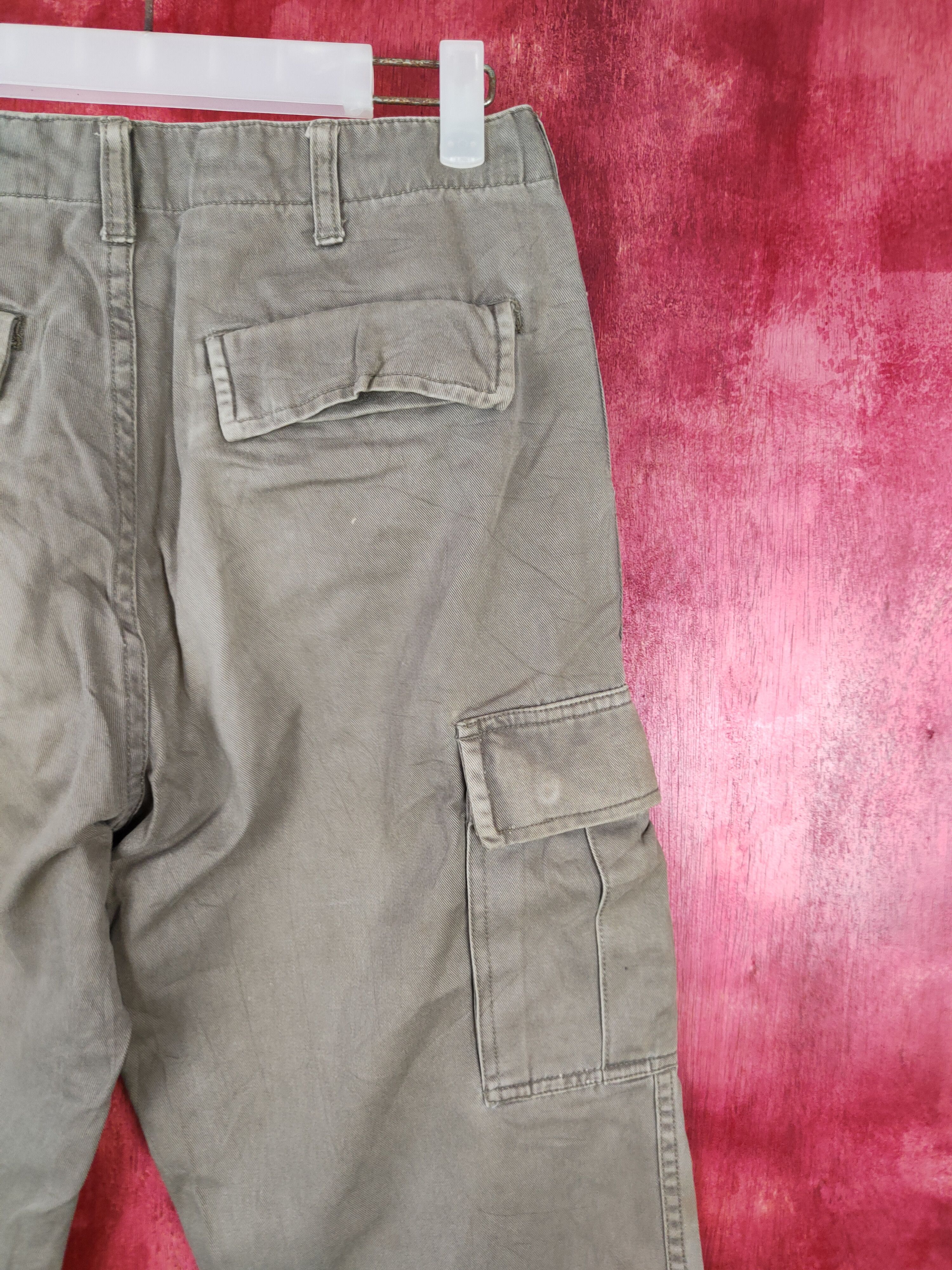 Japanese Brand × Vintage Scratch Crew Gray Multi Pocket Tactical Cargo Pants #5298 Size US 28 / EU 44 - 10 Thumbnail