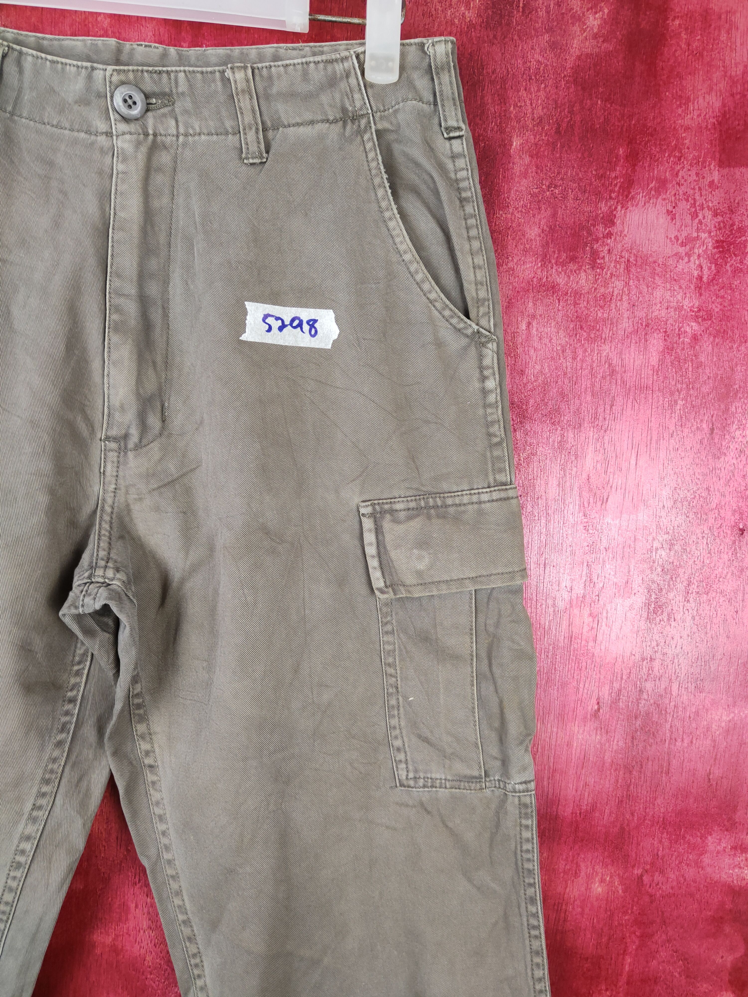 Japanese Brand × Vintage Scratch Crew Gray Multi Pocket Tactical Cargo Pants #5298 Size US 28 / EU 44 - 5 Thumbnail