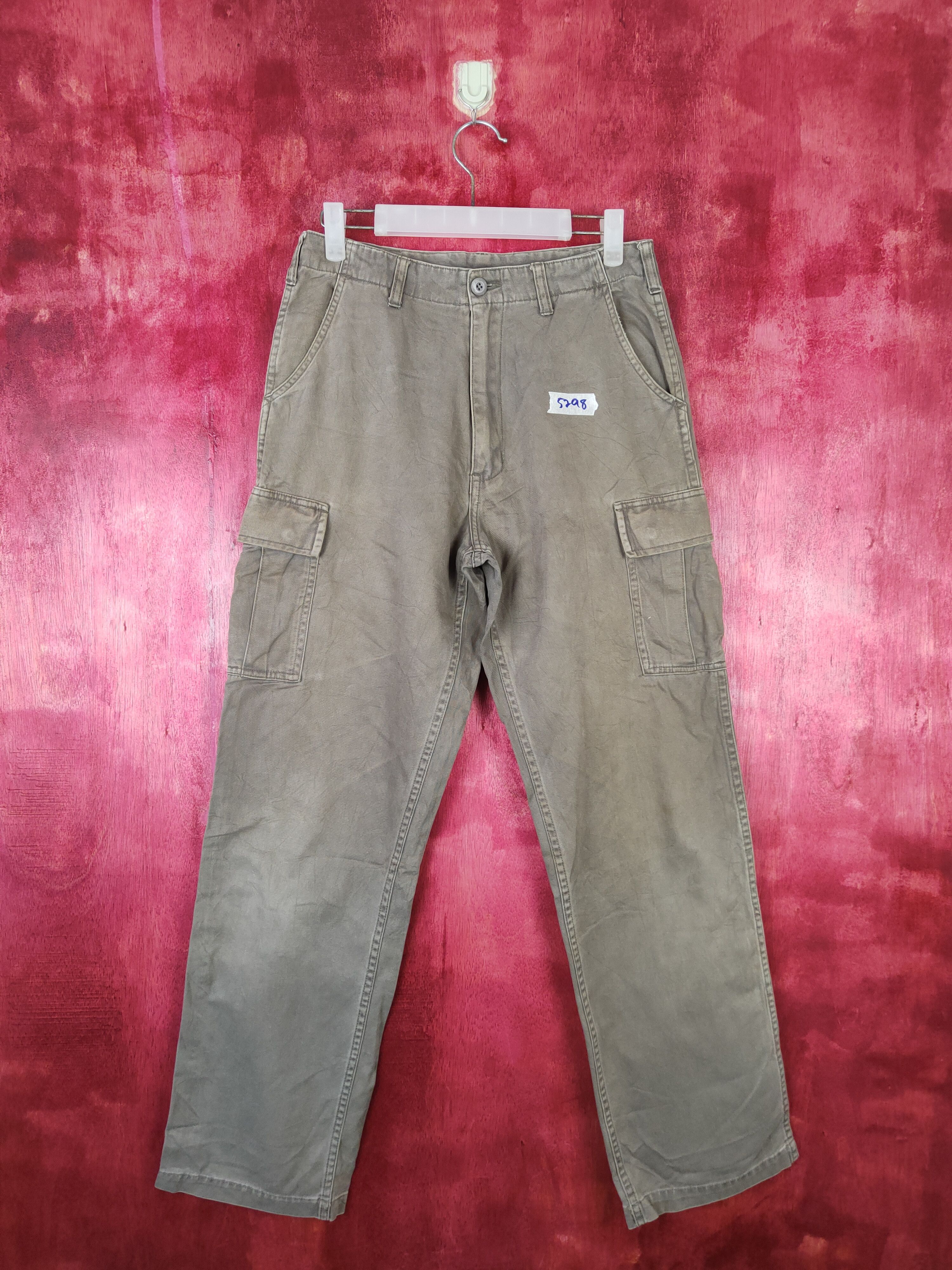 Japanese Brand × Vintage Scratch Crew Gray Multi Pocket Tactical Cargo Pants #5298 Size US 28 / EU 44 - 1 Thumbnail